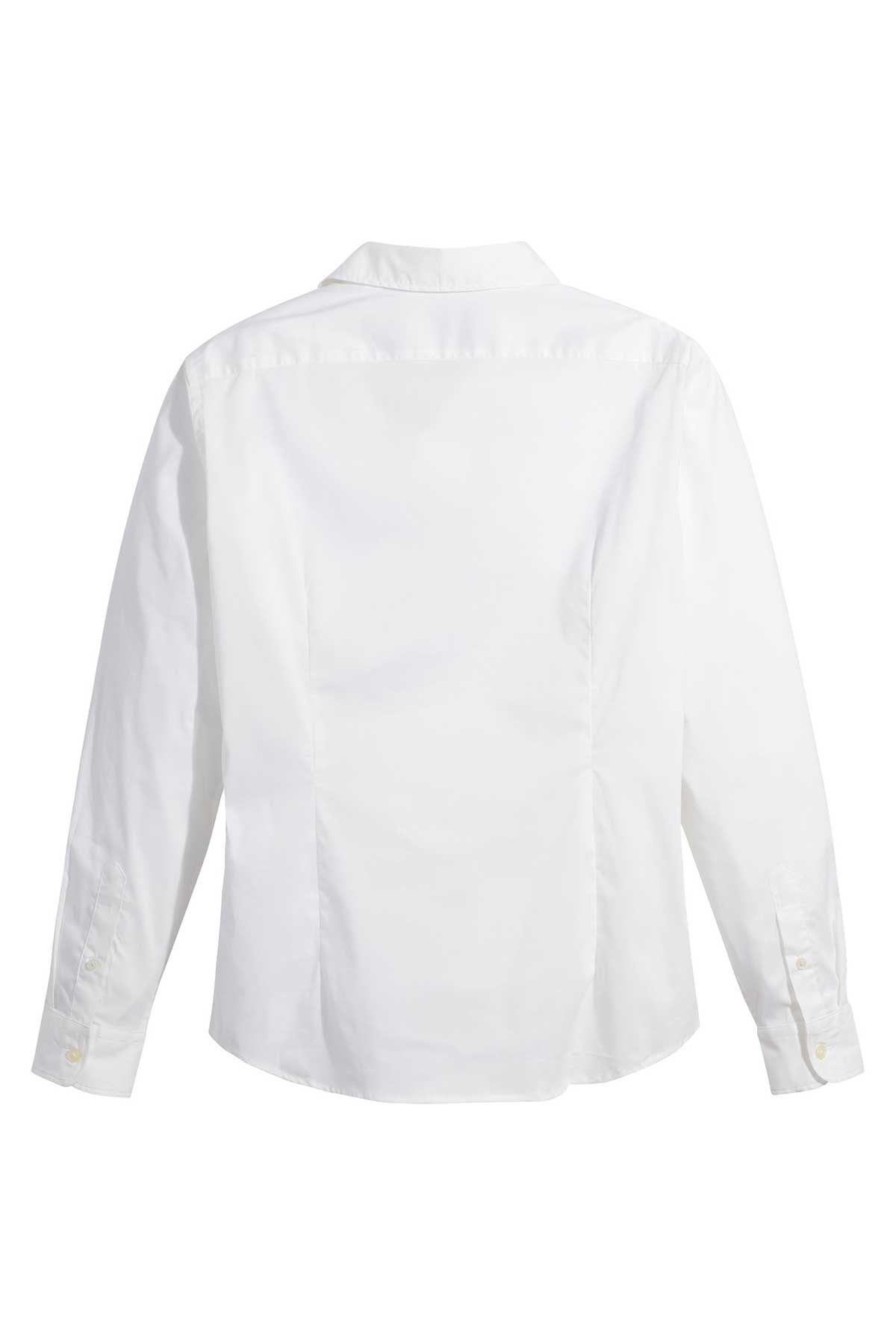 Refined Poplin Beyaz Gömlek