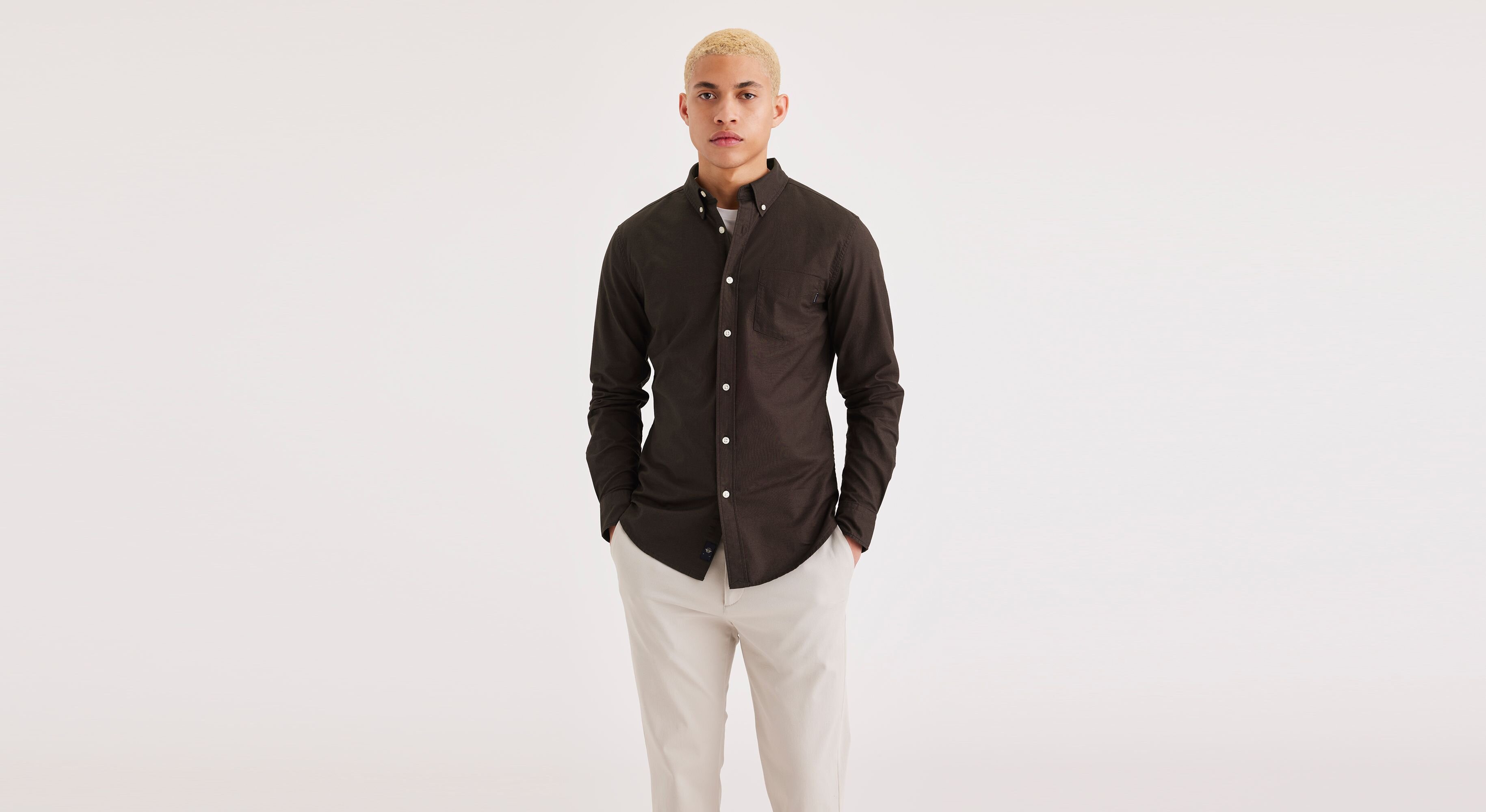 Stretch Oxford Slim Gömlek