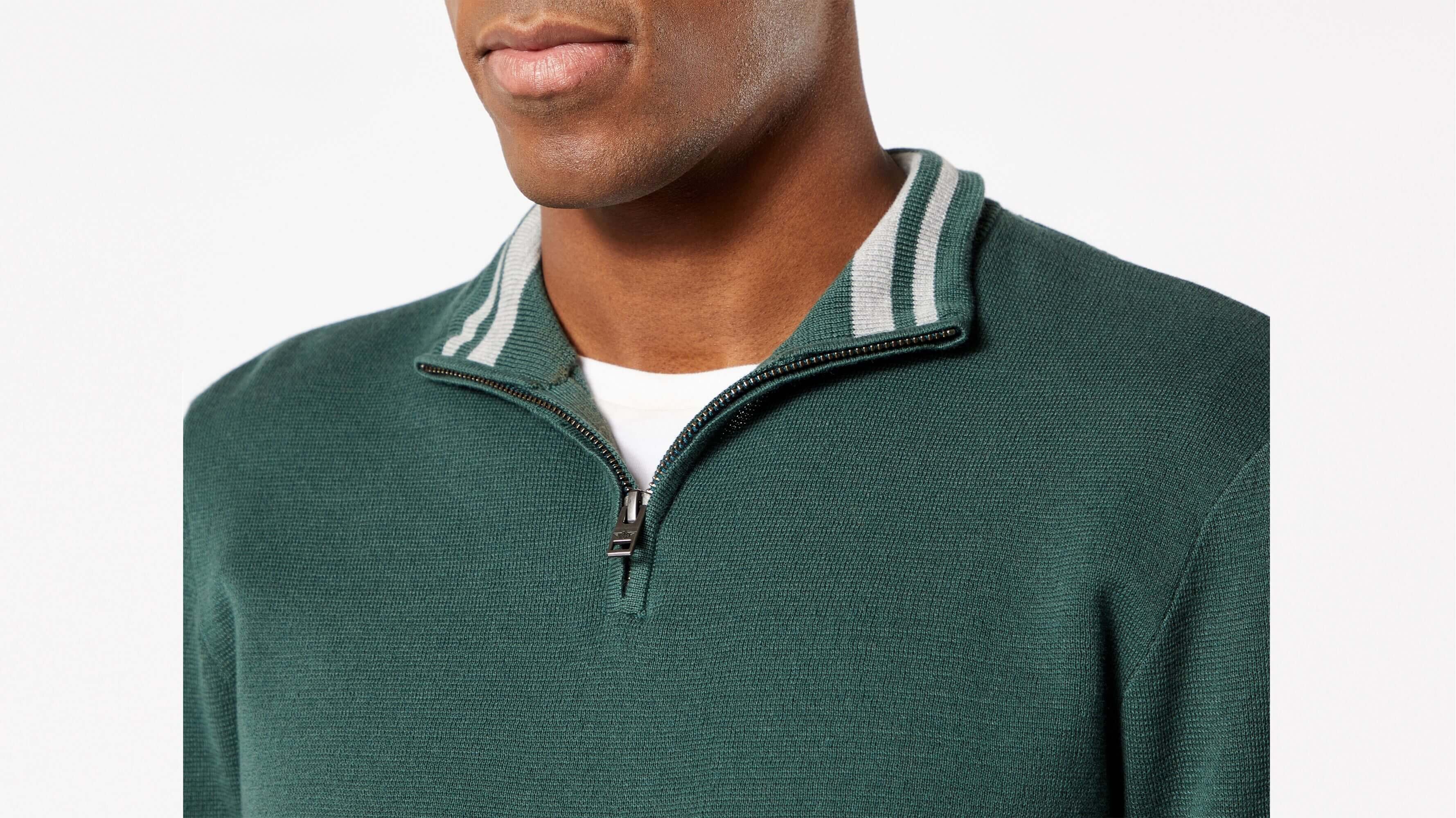 1/4 Fermuarlı Yaka Kazak