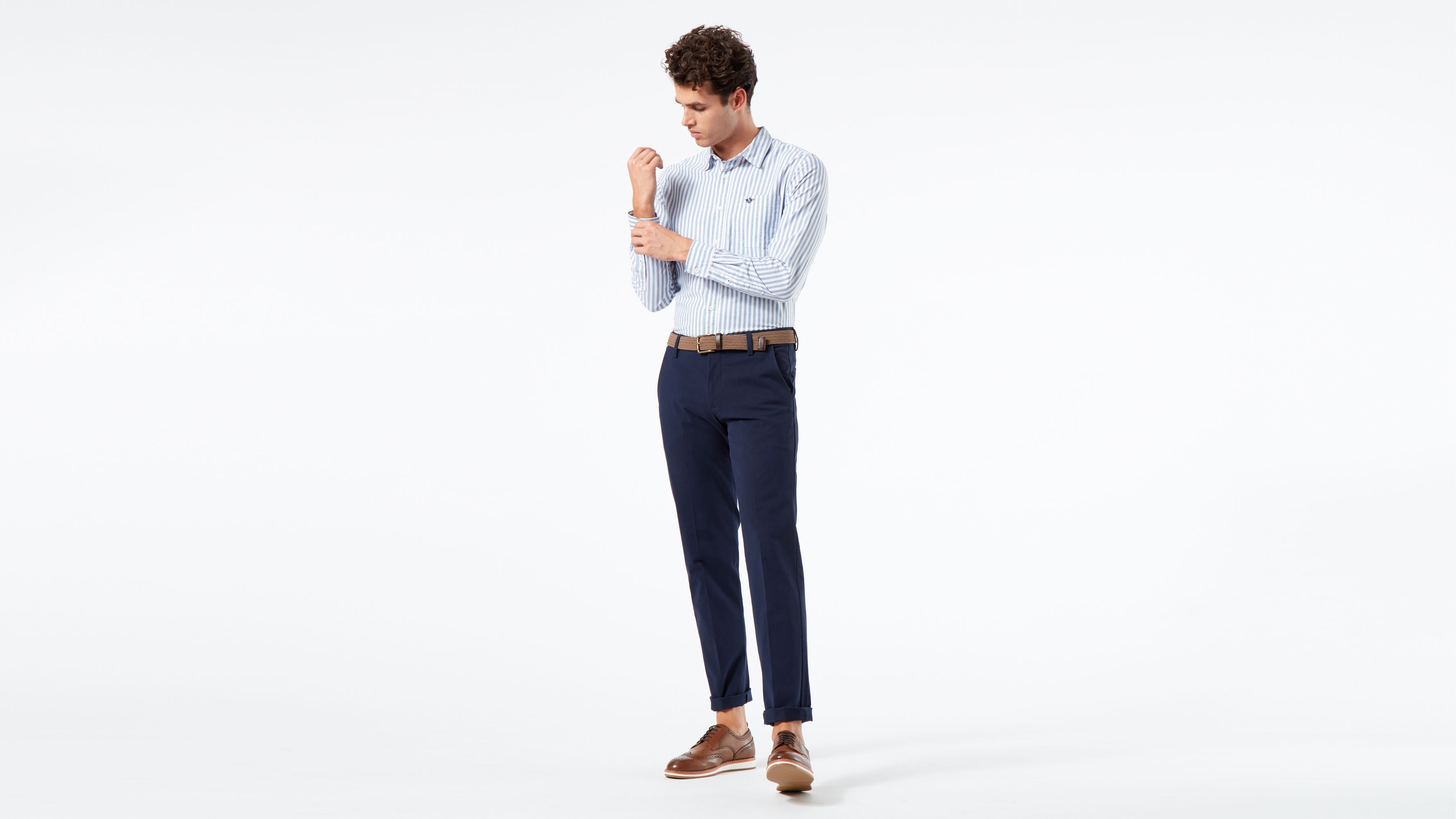 Smart 360 Flex Lacivert Workday Slim Fit Pantolon