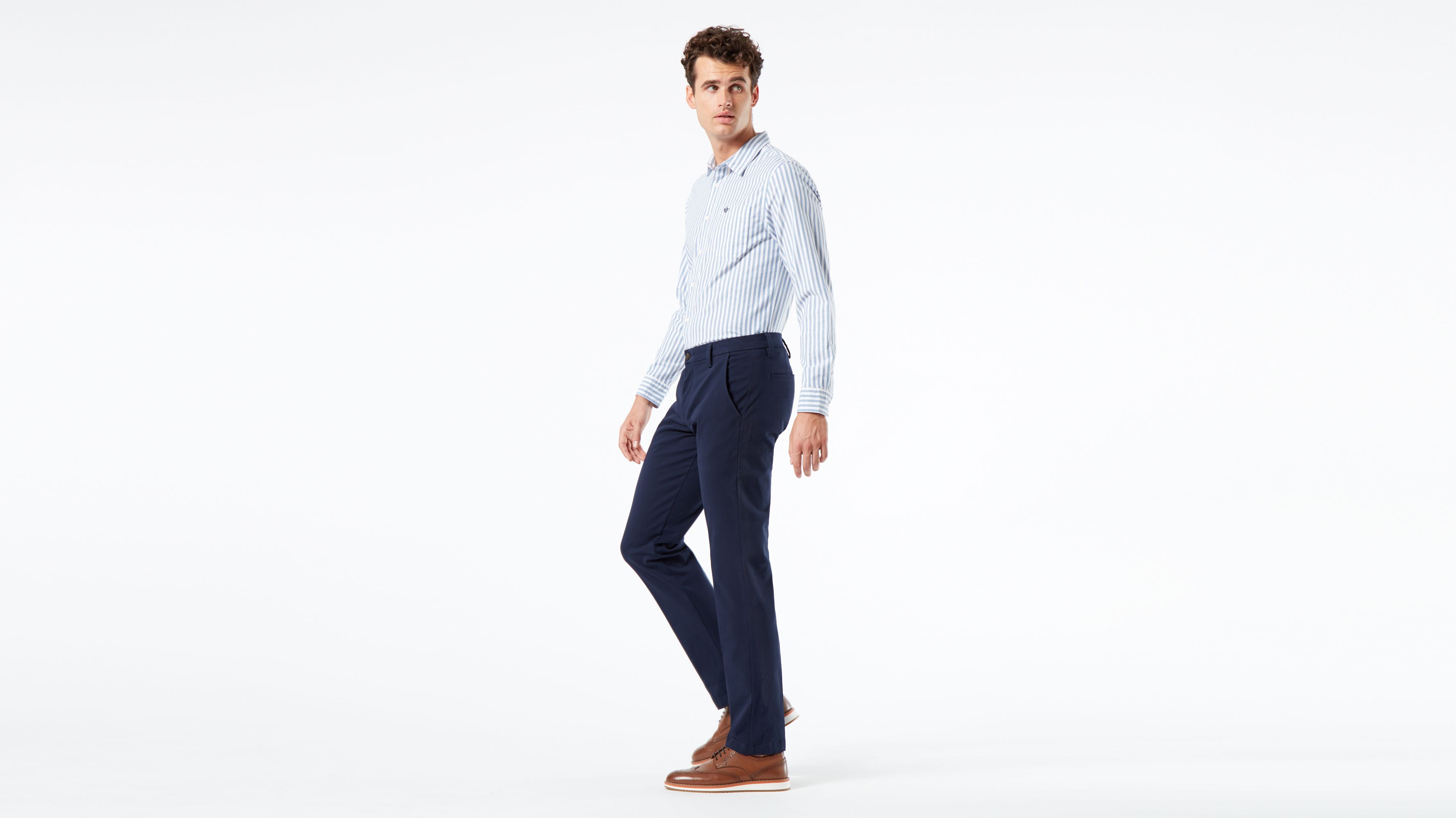 Smart 360 Flex Lacivert Workday Slim Fit Pantolon