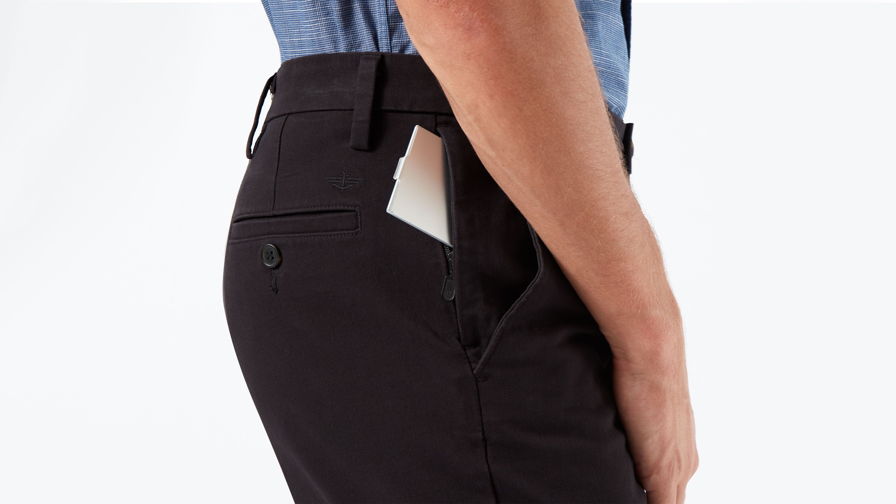 Smart 360 Flex Siyah Workday Slim Fit Pantolon