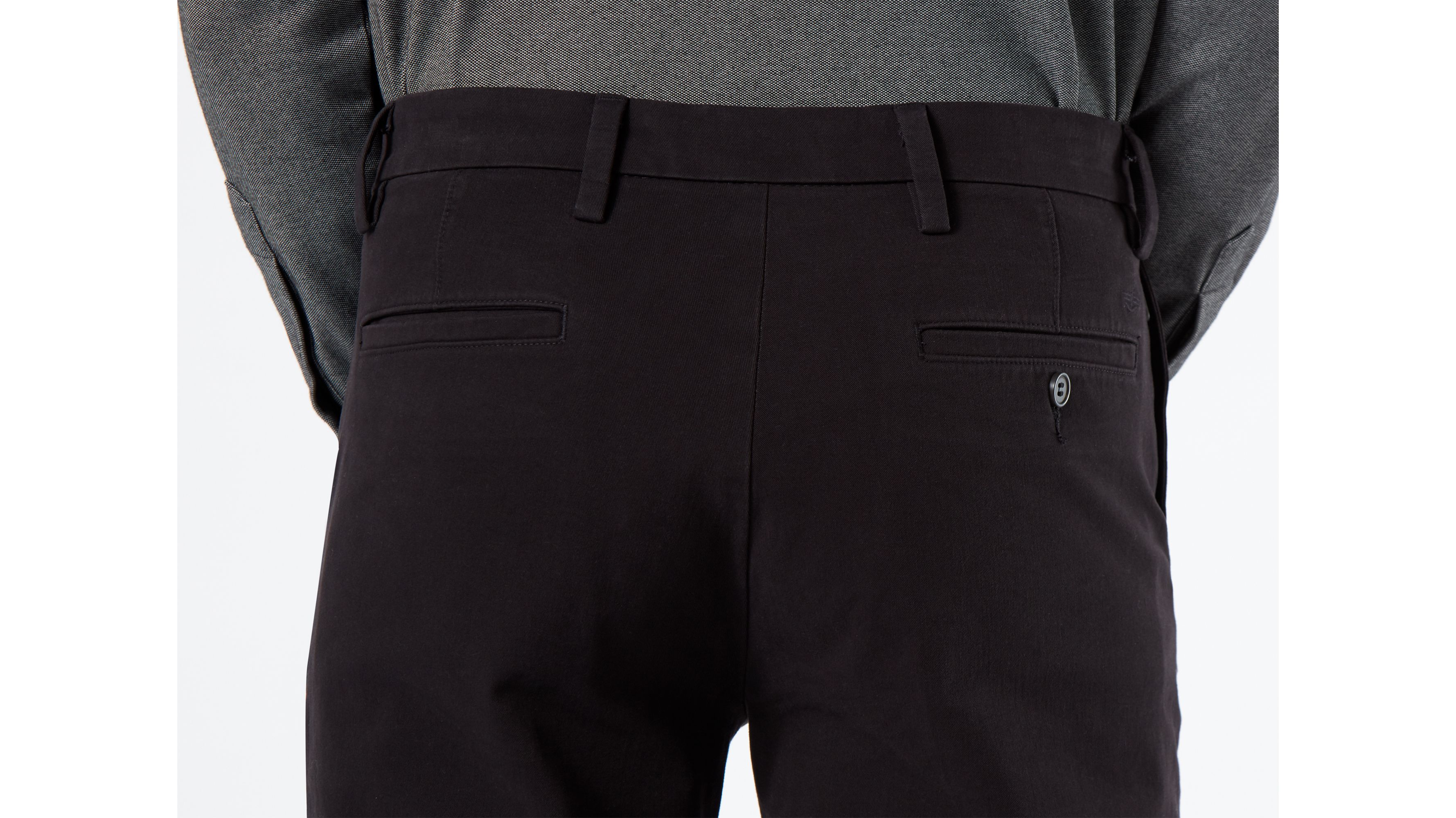 Smart 360 Flex Siyah Workday Slim Fit Pantolon