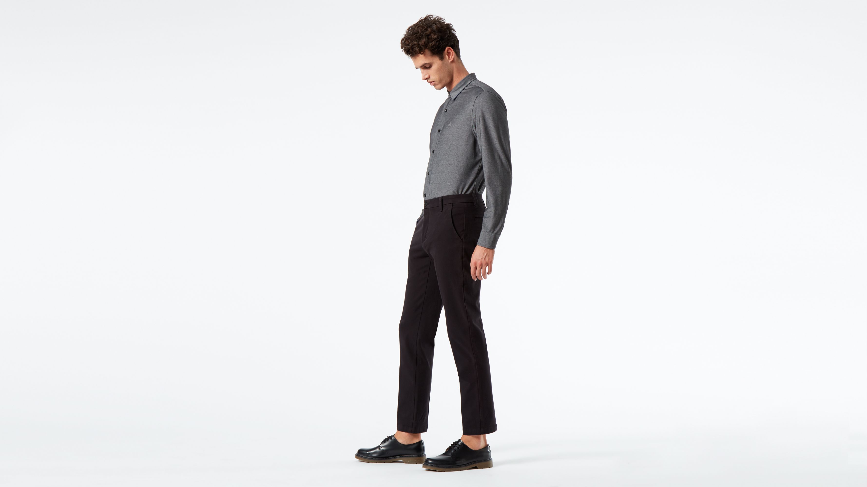 Smart 360 Flex Siyah Workday Slim Fit Pantolon
