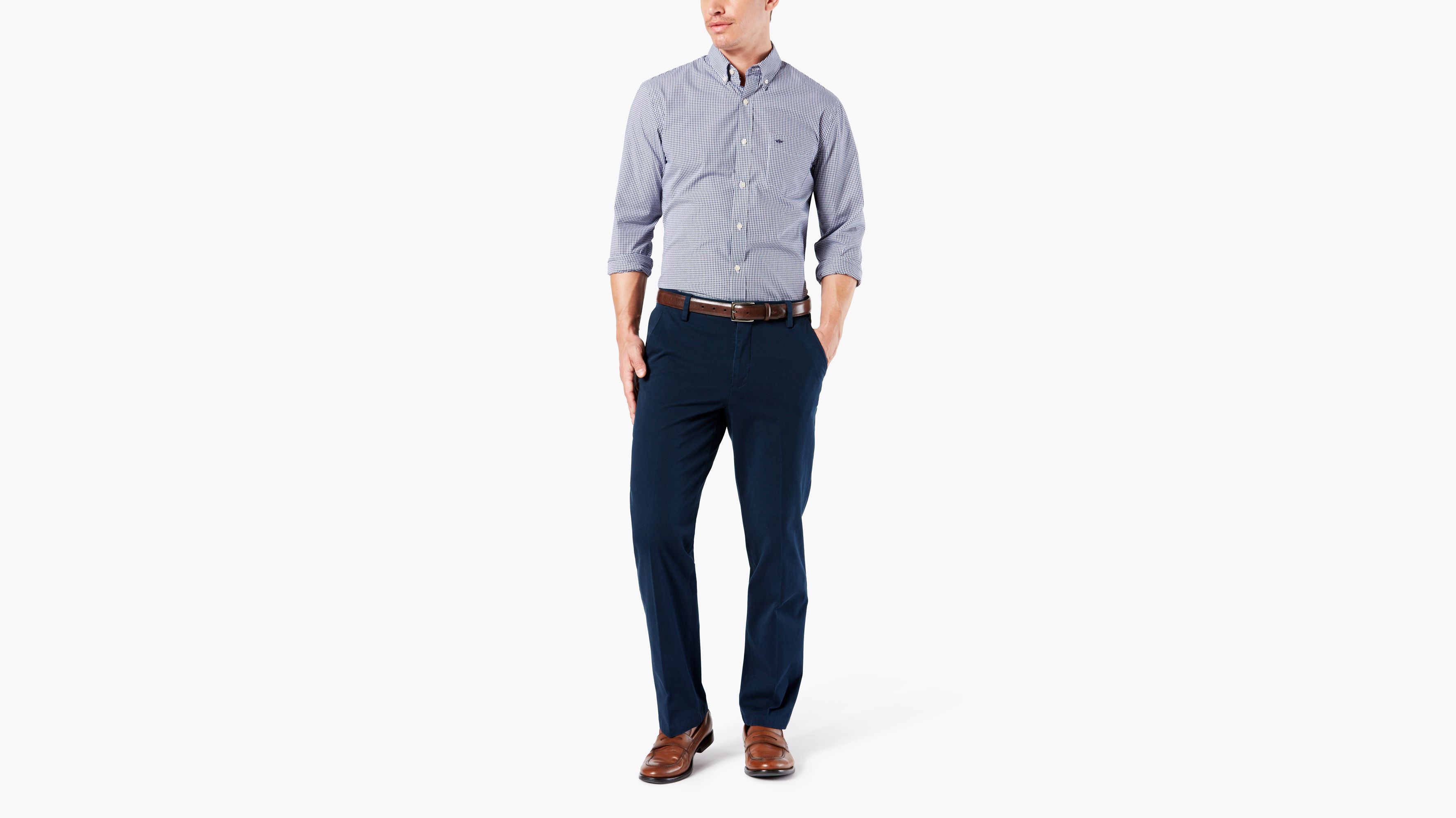 Workday Khaki, Straight Fit