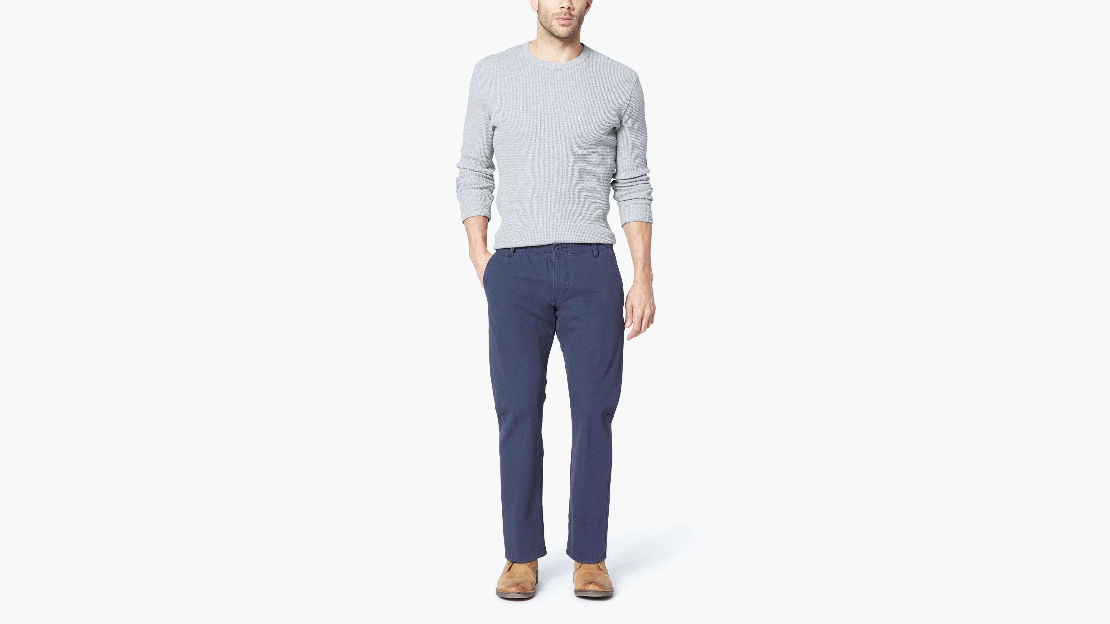 Alpha Khaki, Slim Fit Smart 360 Flex™