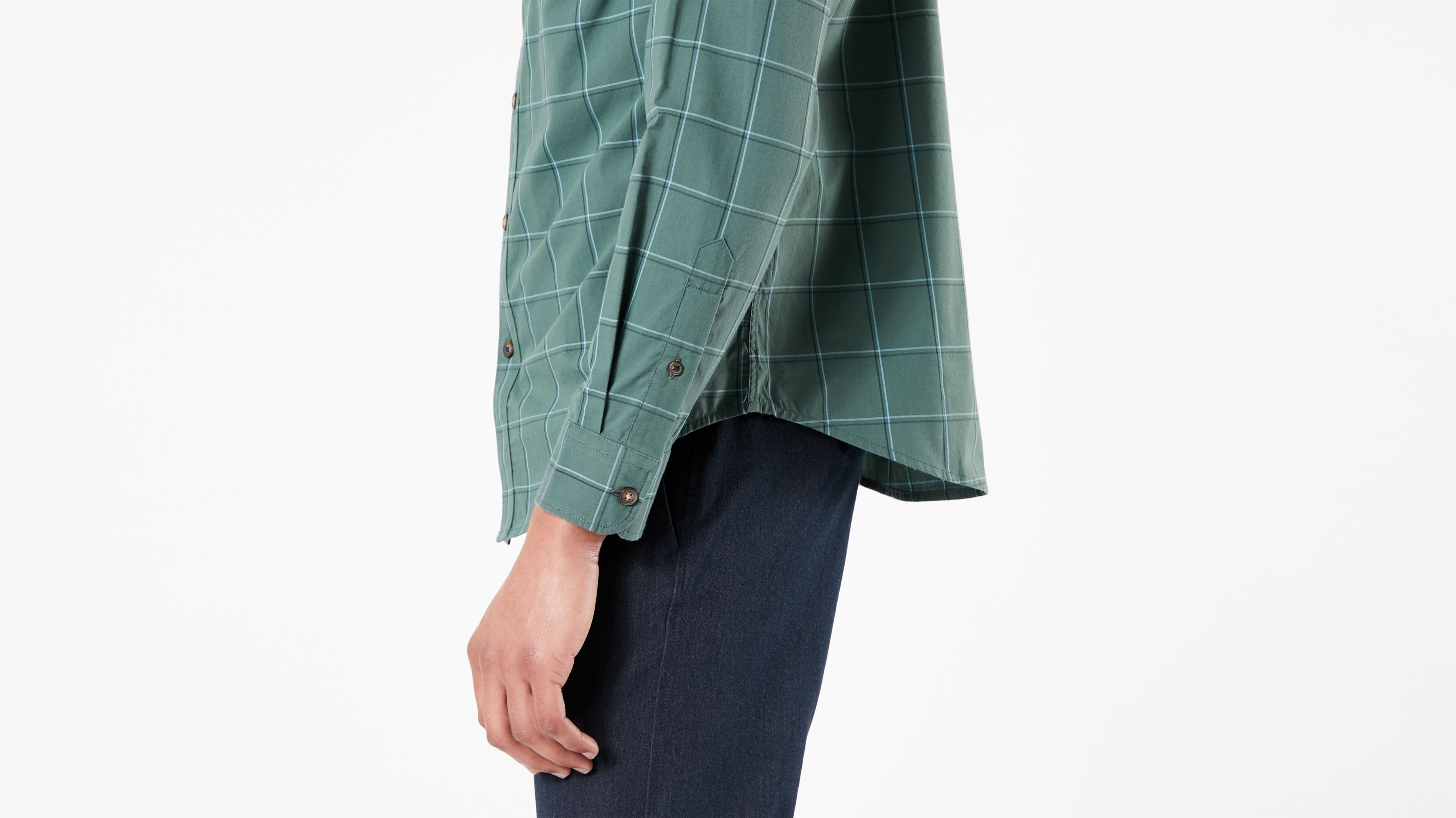 Washed Poplin Button-Up Gömlek