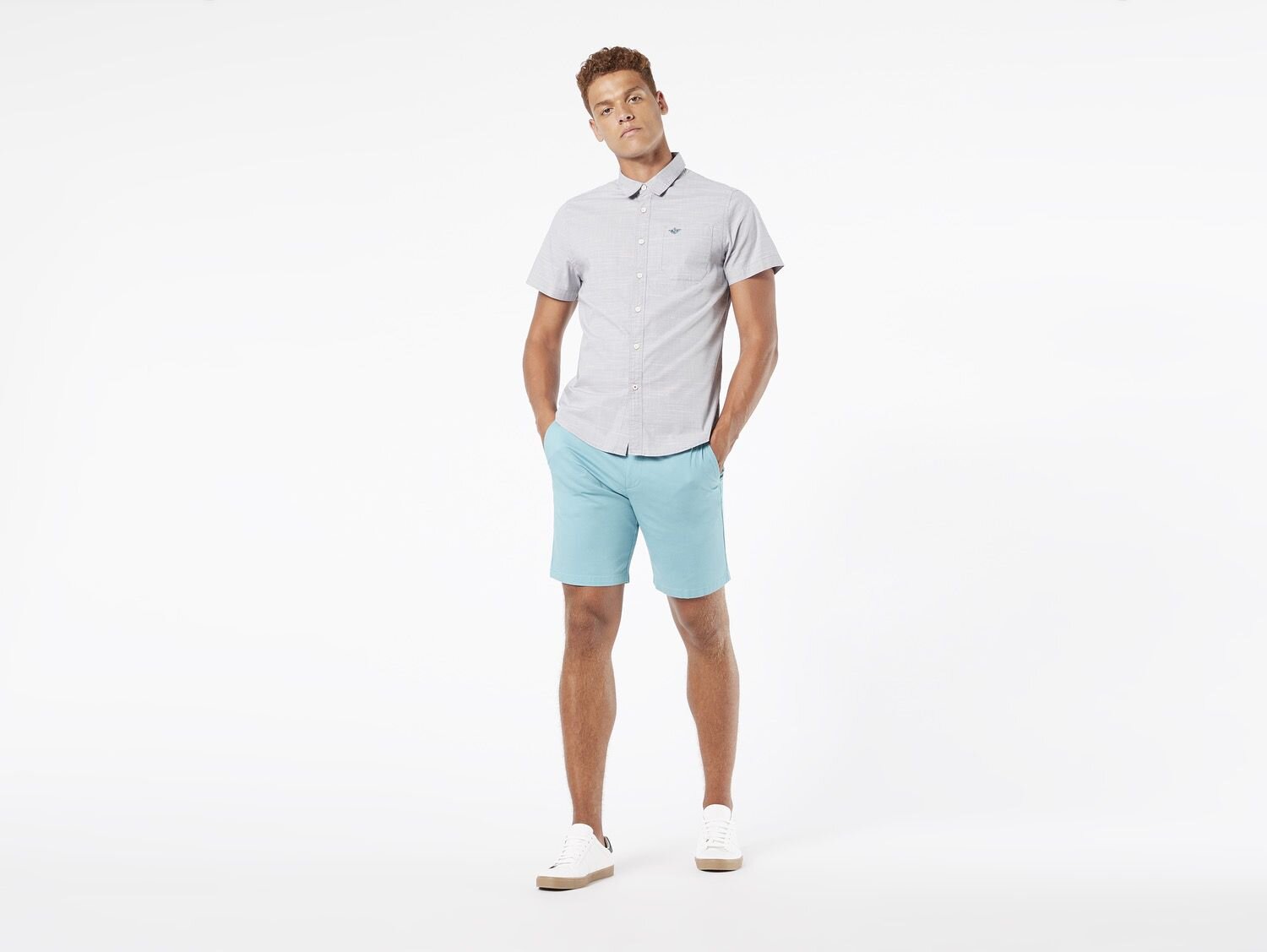 Washed Poplin, Kısa Kollu Gömlek