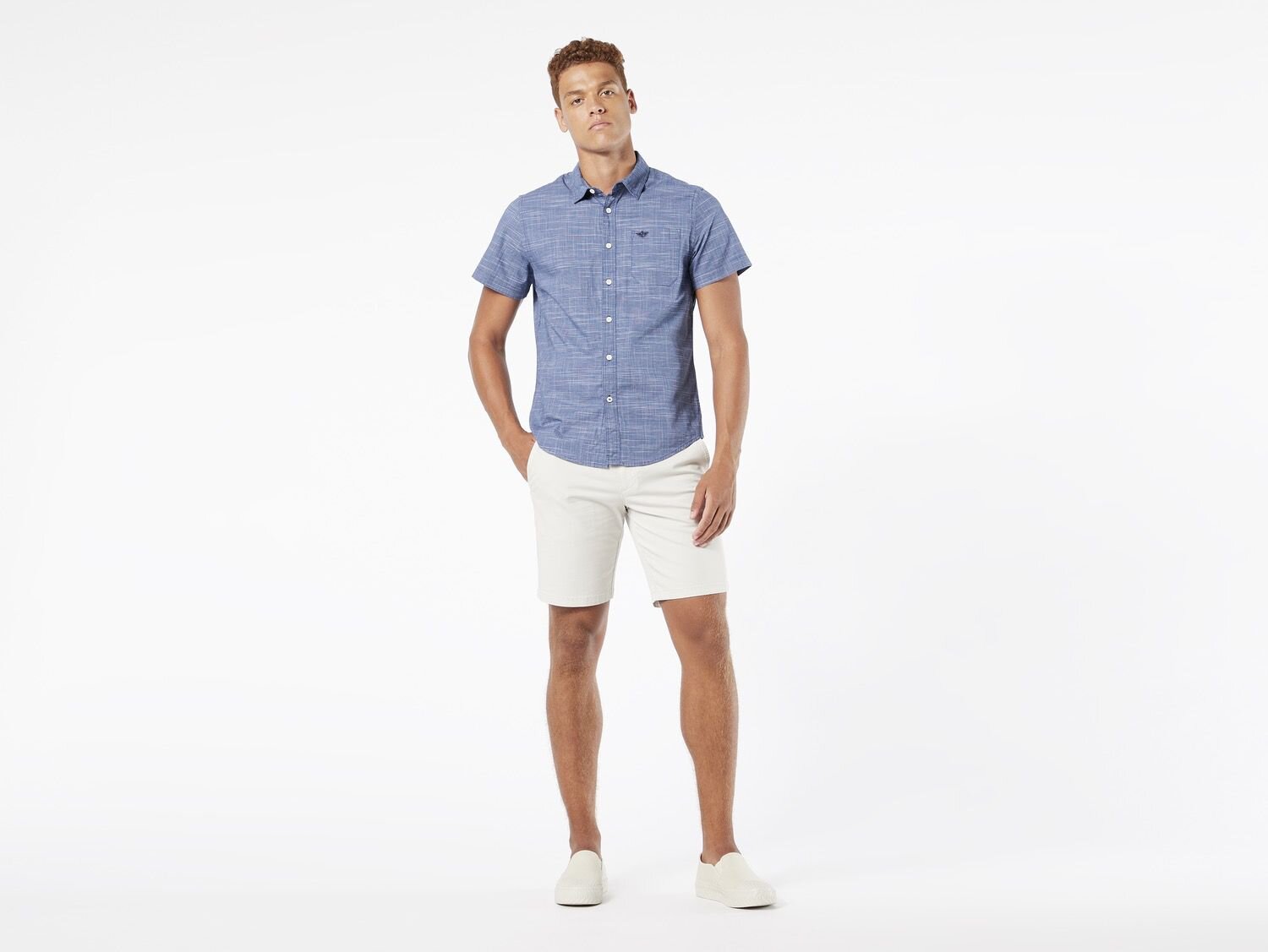 Washed Poplin, Kısa Kollu Gömlek