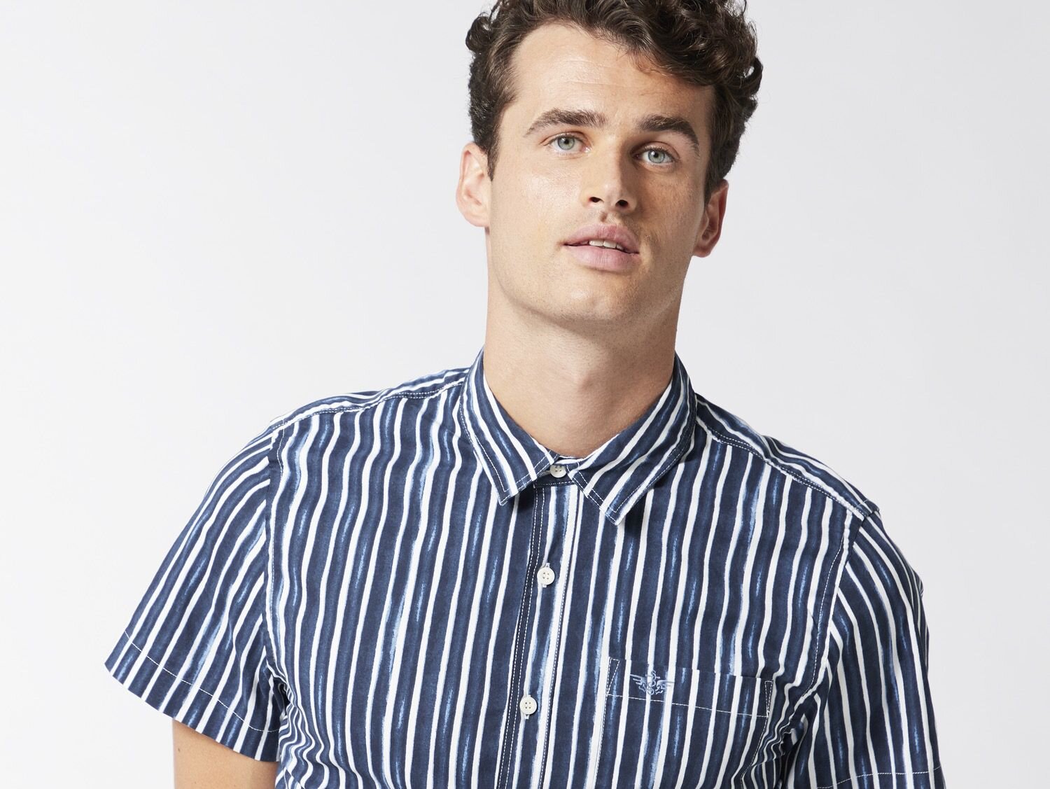 Washed Poplin, Kısa Kollu Gömlek