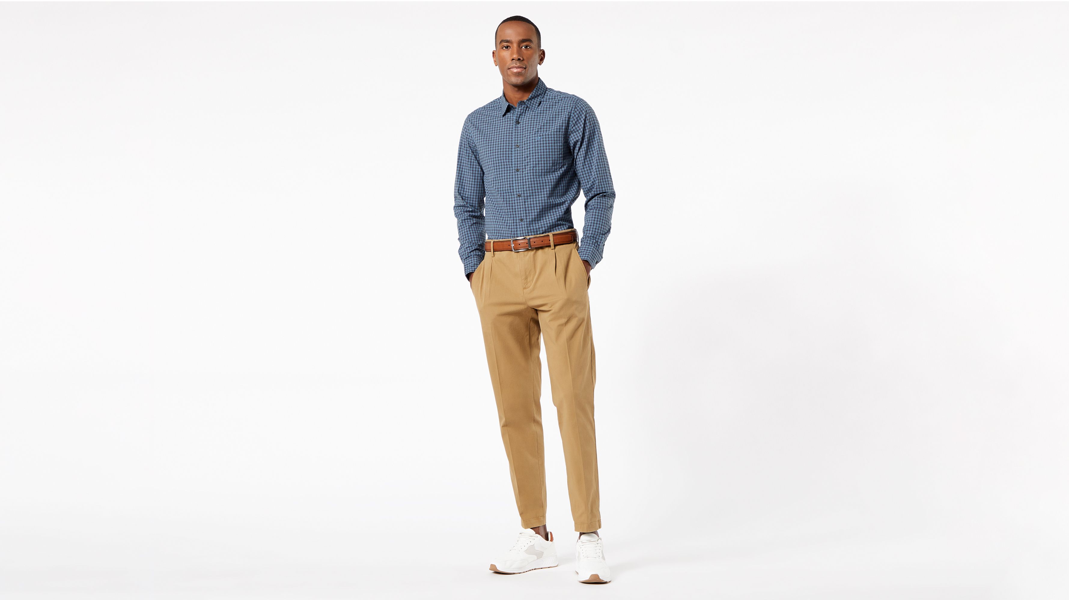 Dockers Heritage Chino, Tapered Fit Ermine   Tan. 1