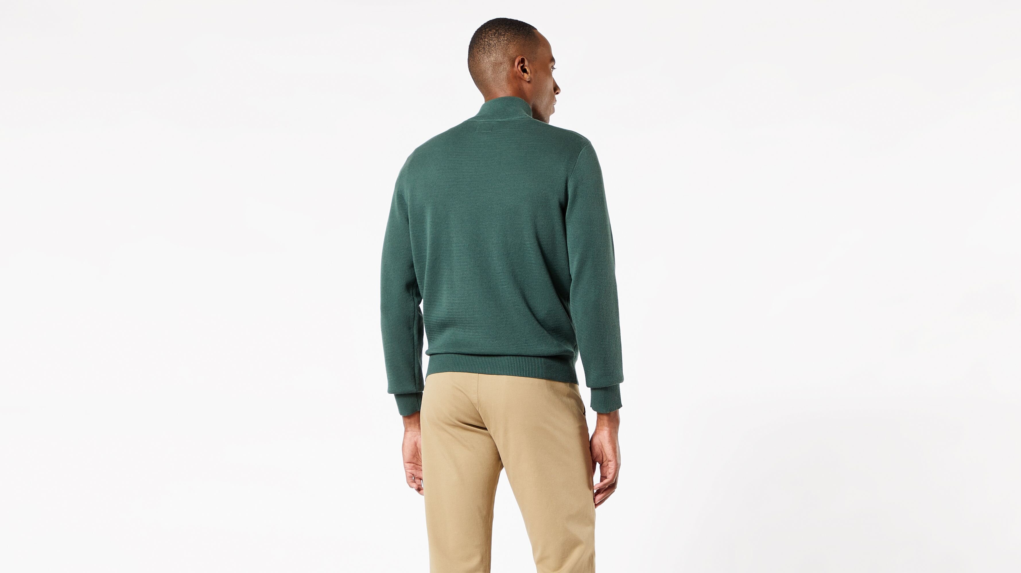 1/4 Fermuarlı Yaka Kazak