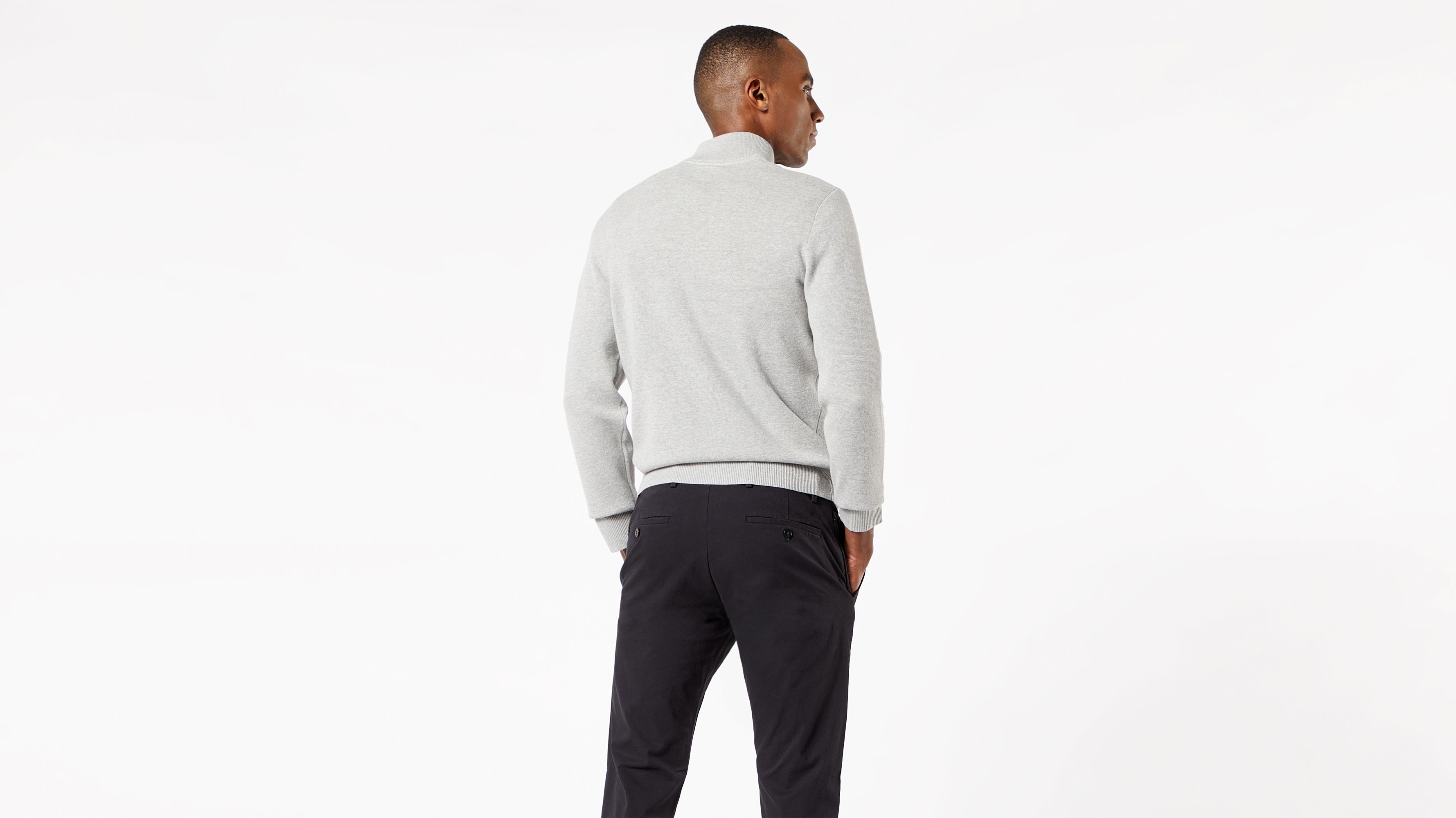 1/4 Fermuarlı Yaka Kazak