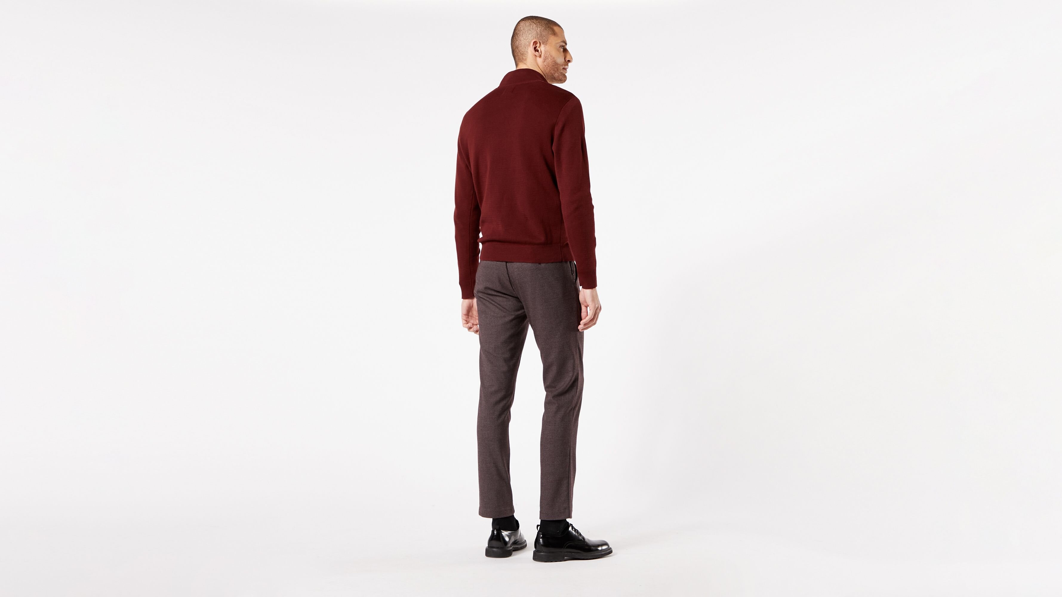 1/4 Fermuarlı Yaka Kazak