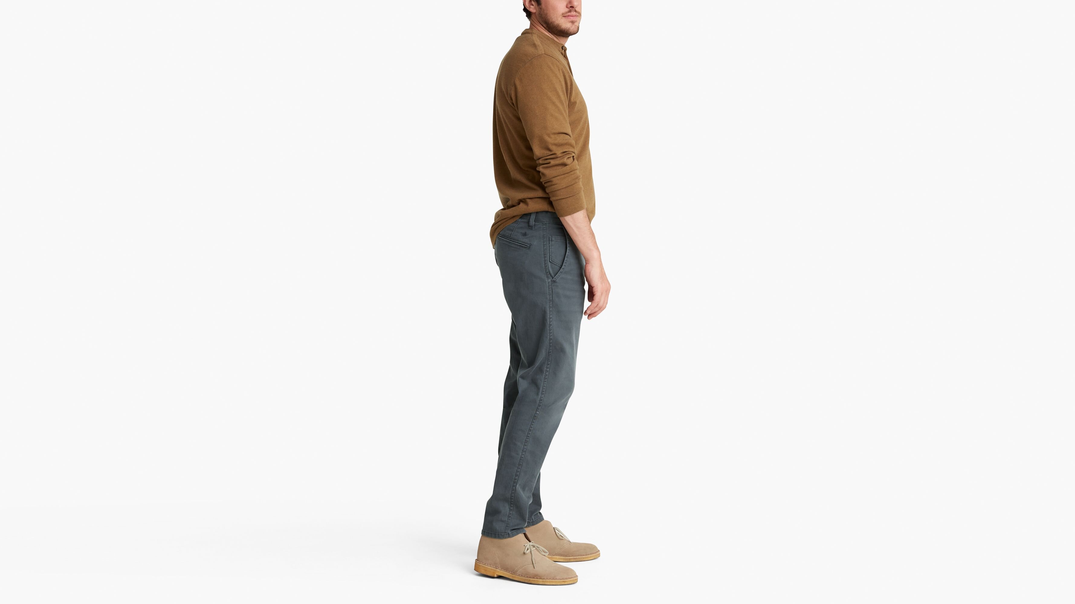 Waterless® Sustainable Alpha Khaki, Tapered Pantolon