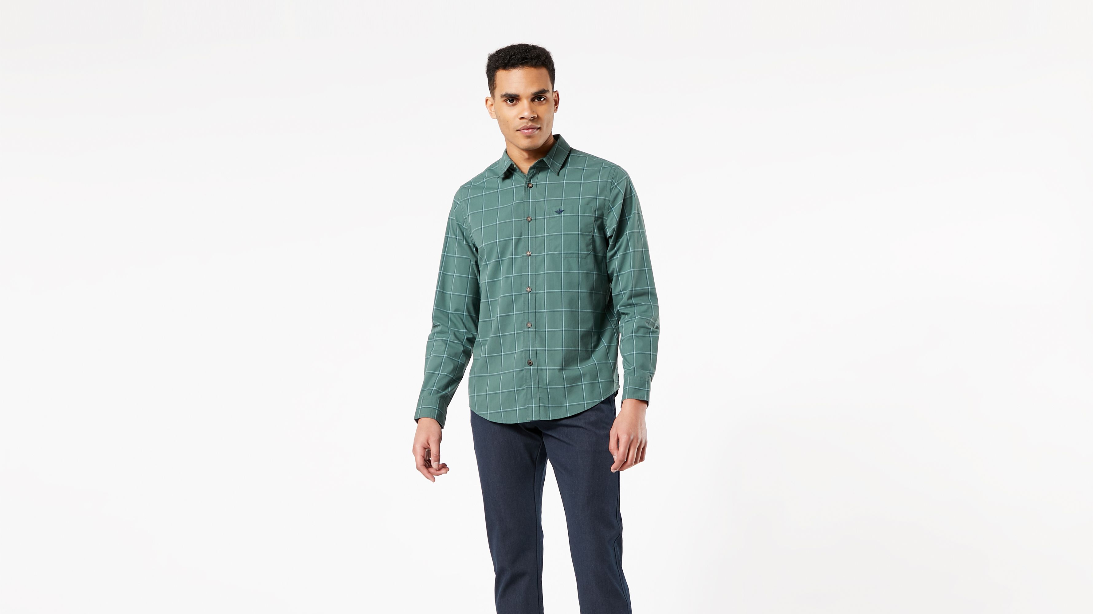 Washed Poplin Button-Up Gömlek