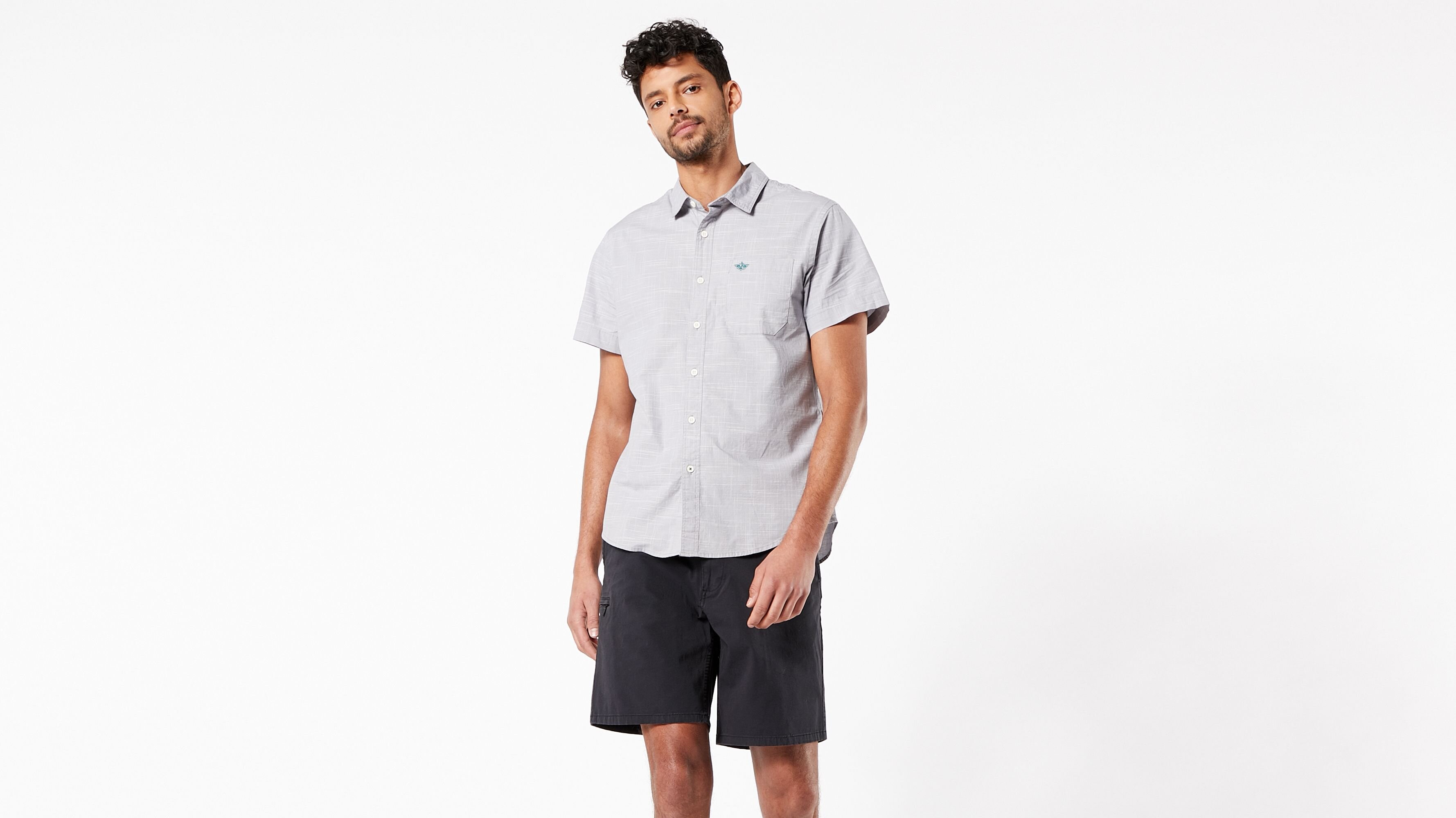 Washed Poplin, Kısa Kollu Gömlek