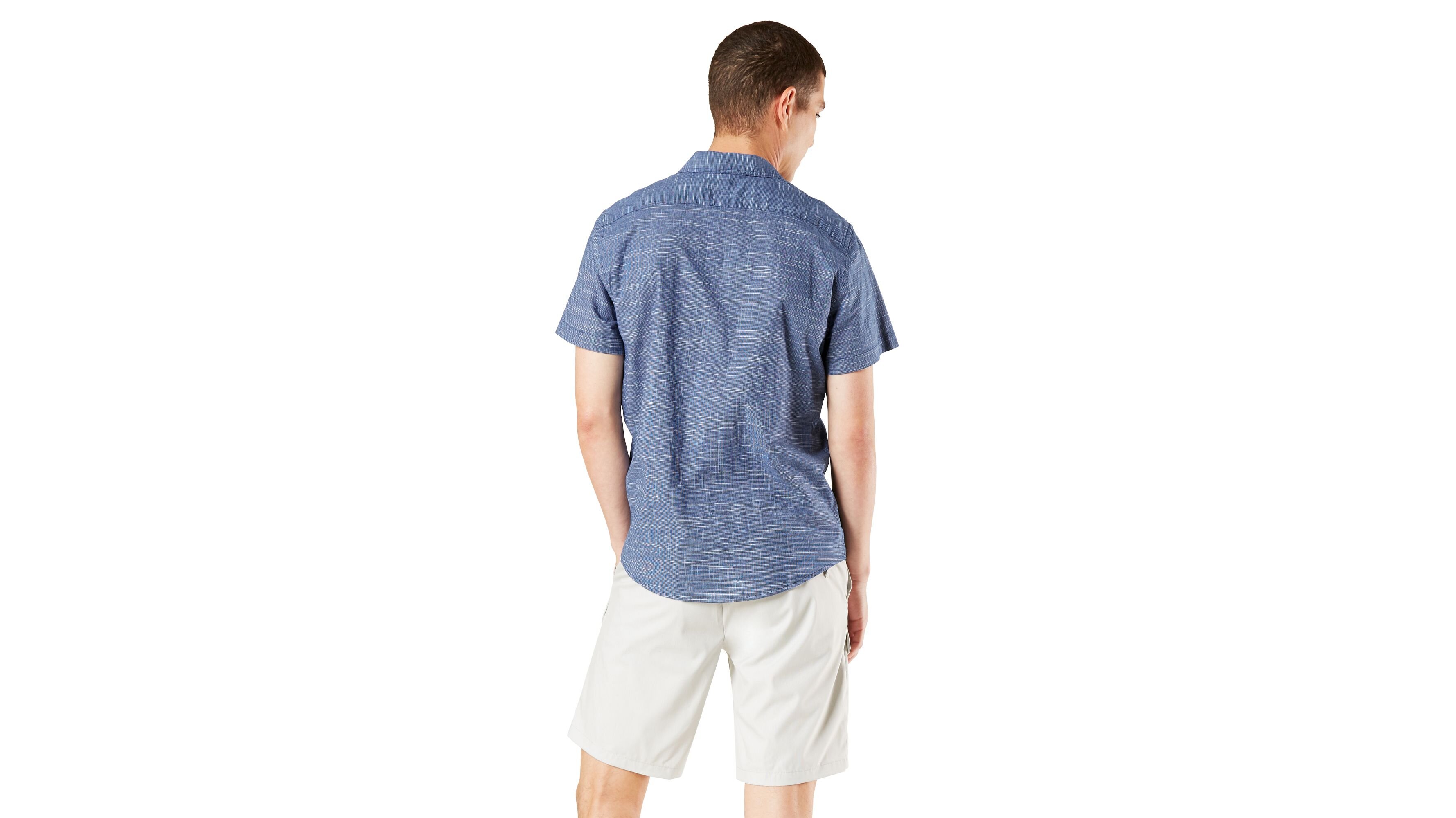 Washed Poplin, Kısa Kollu Gömlek