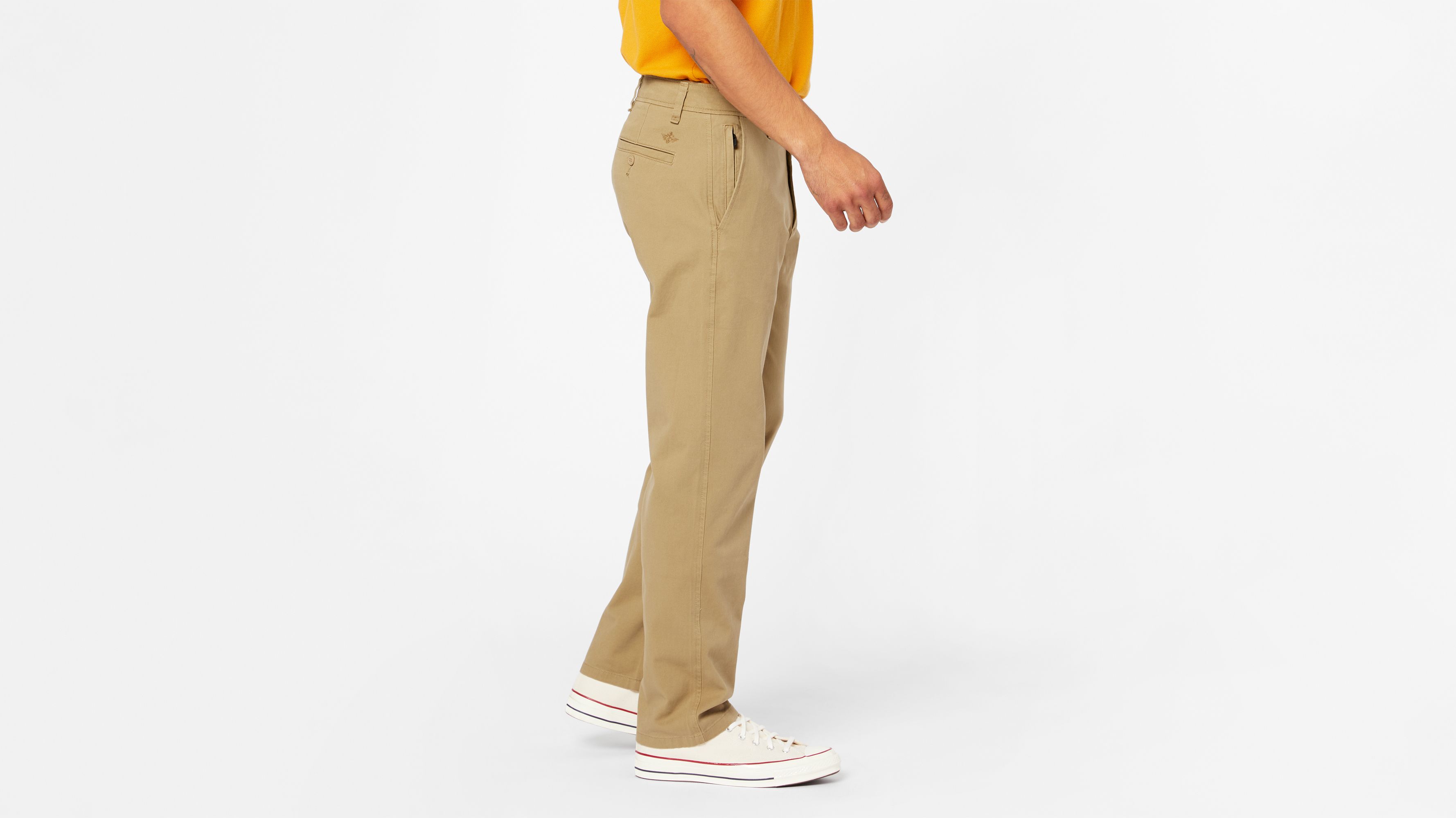 Smart 360 Flex Bej Ultimate Straight Fit Chino Pantolon