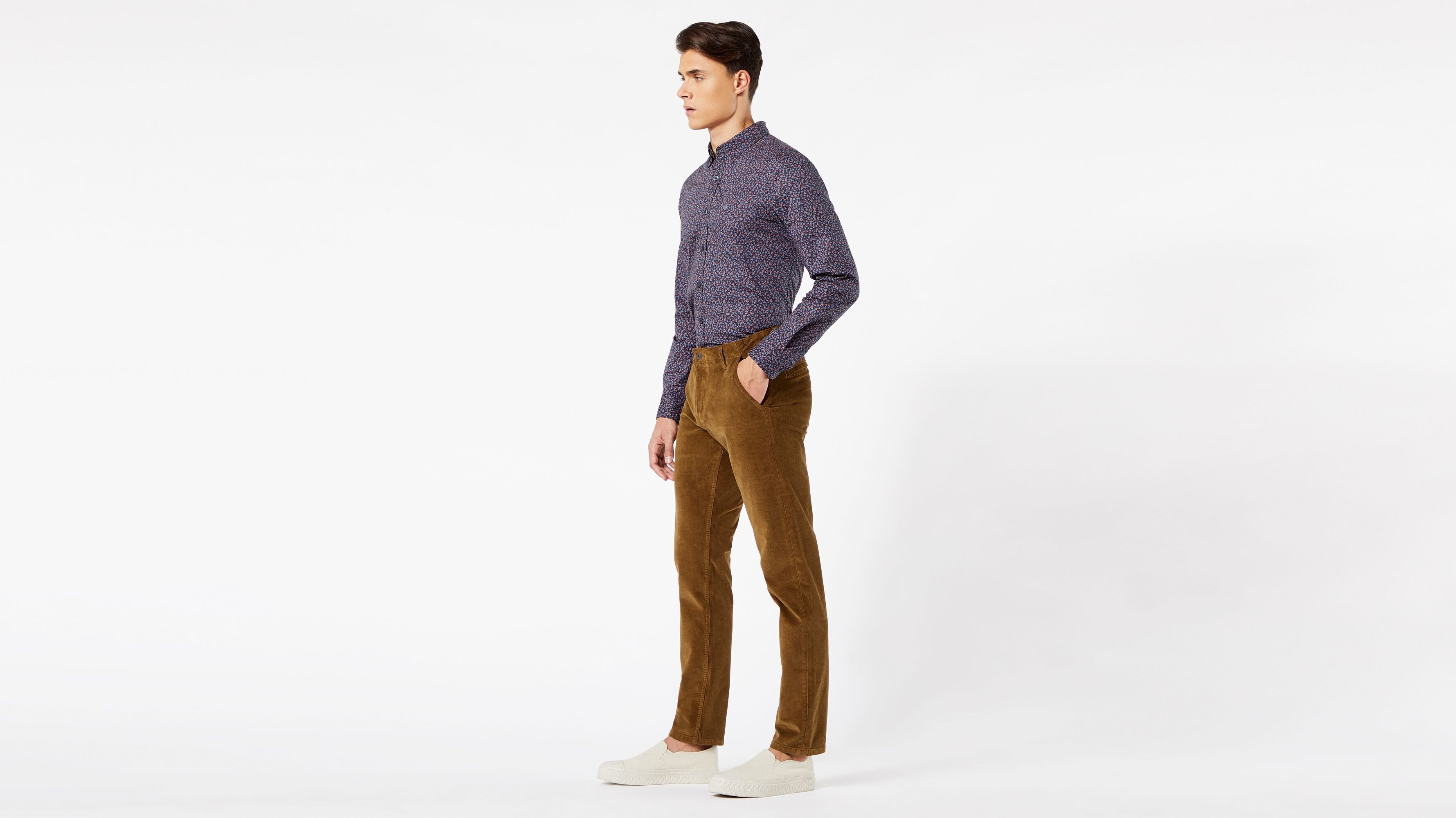 Khaki Slim Pantolon