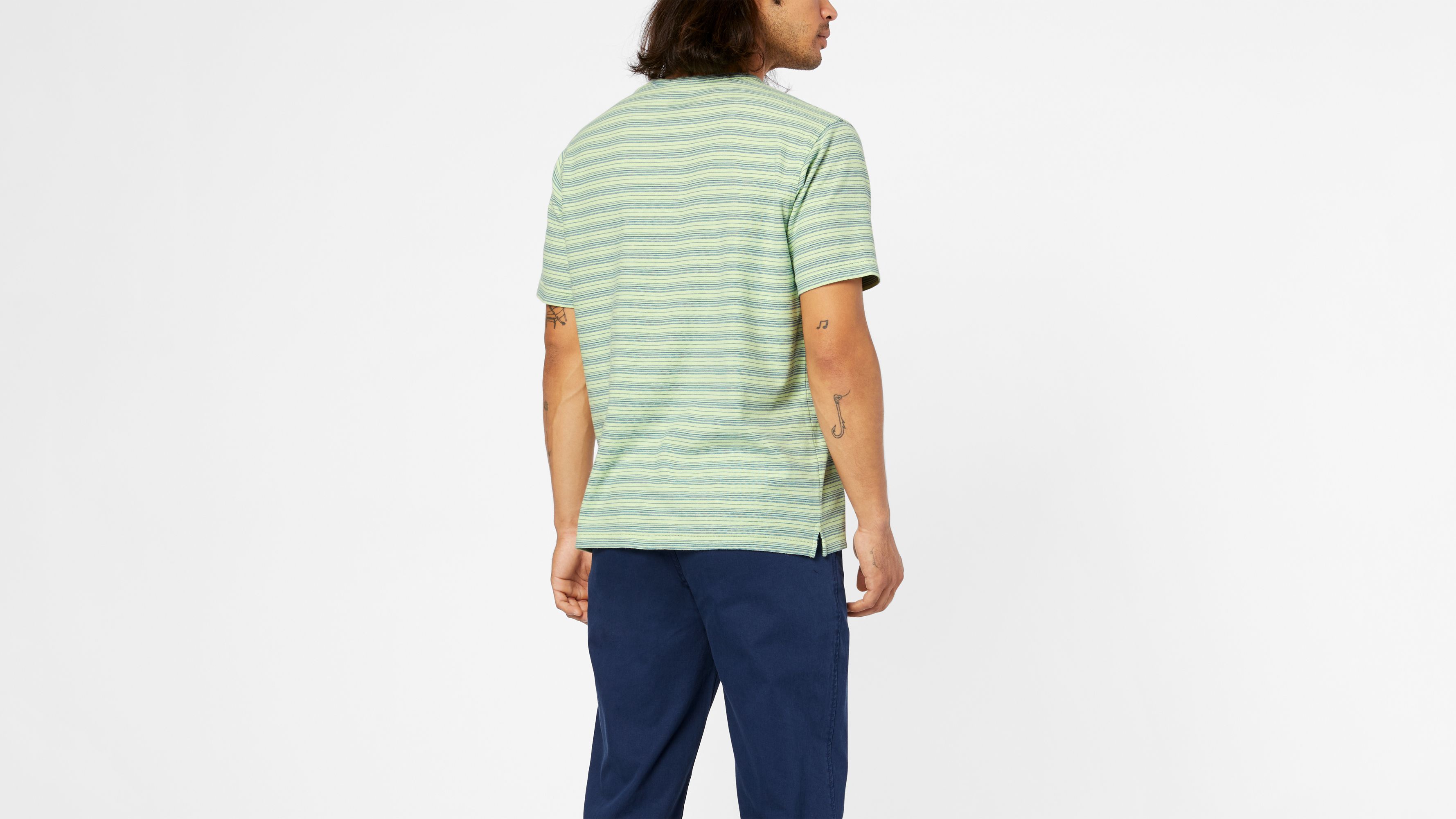 Pique Stripe Tee