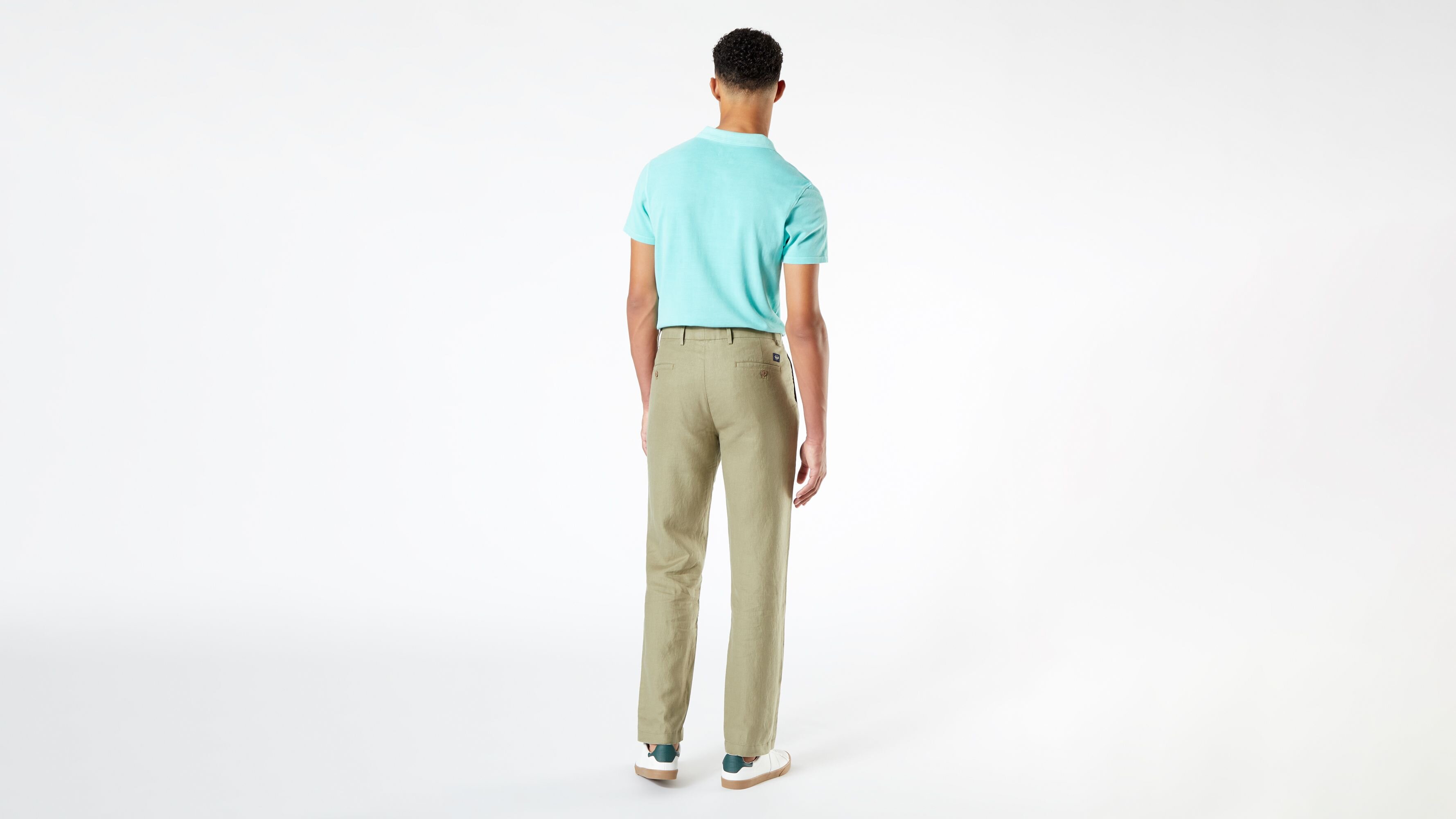 Linen Chino, Straight Fit