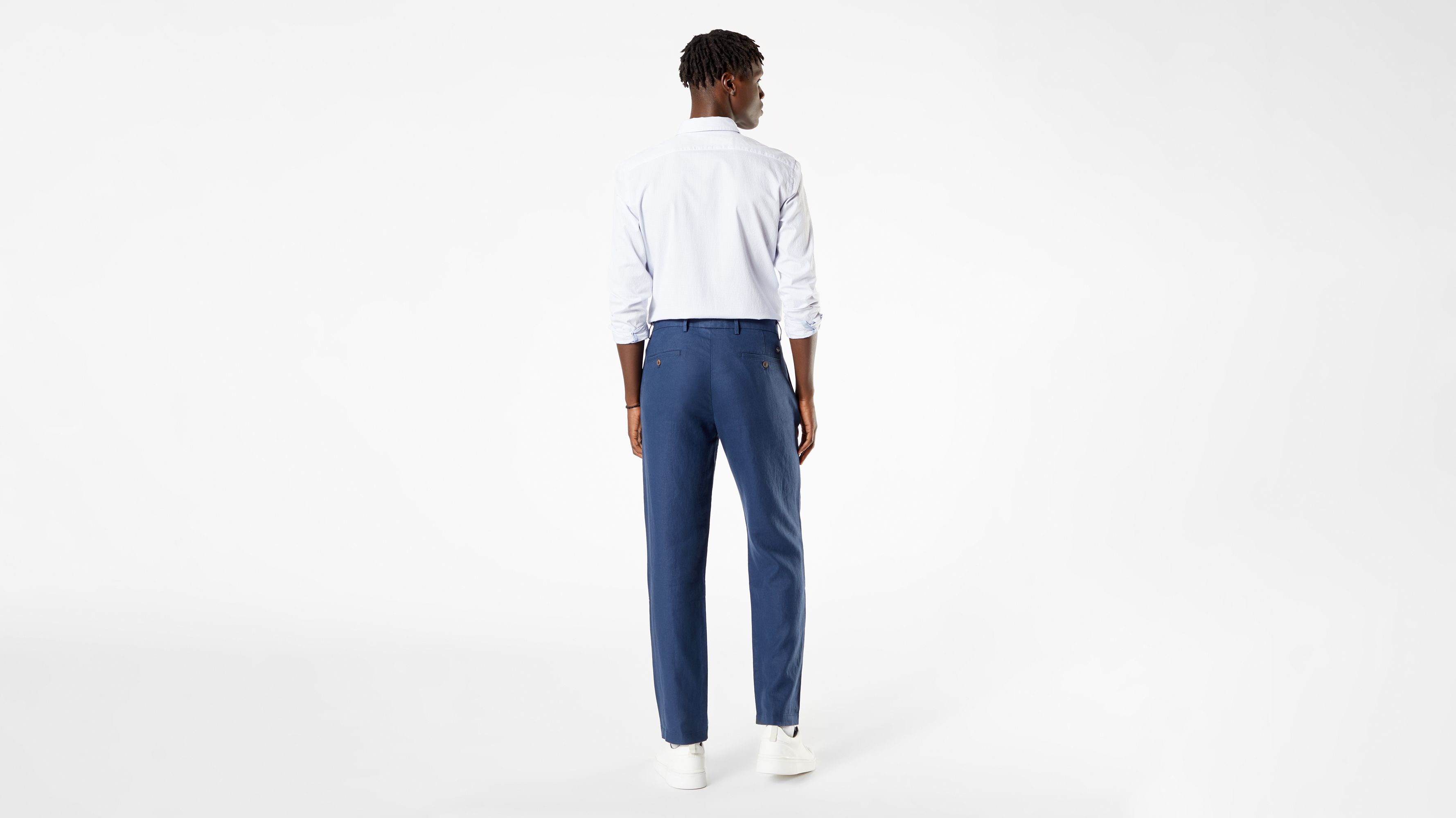 Linen Chino, Straight Fit