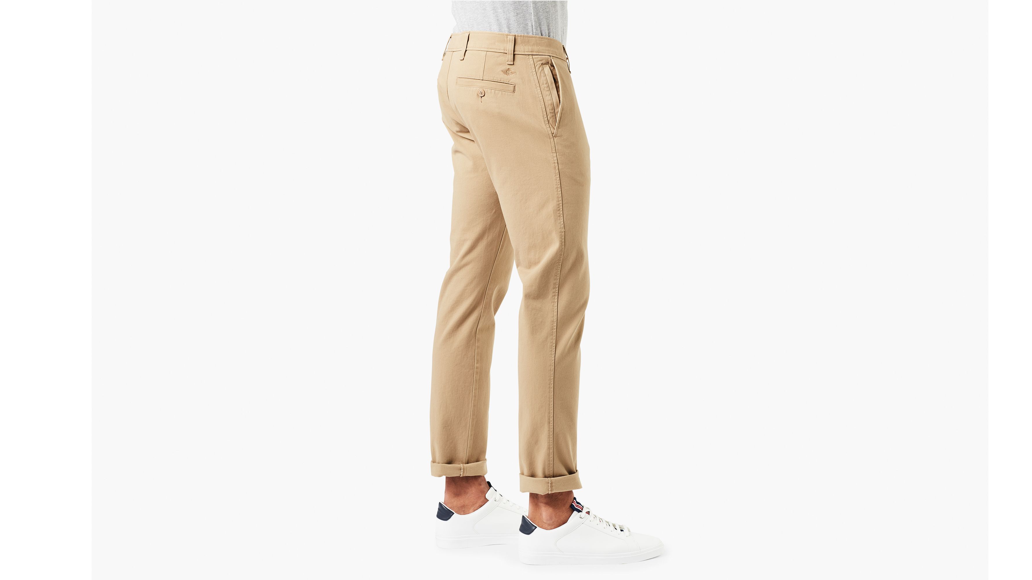 Smart 360 Flex Bej Ultimate Skinny Fit Chino Pantolon