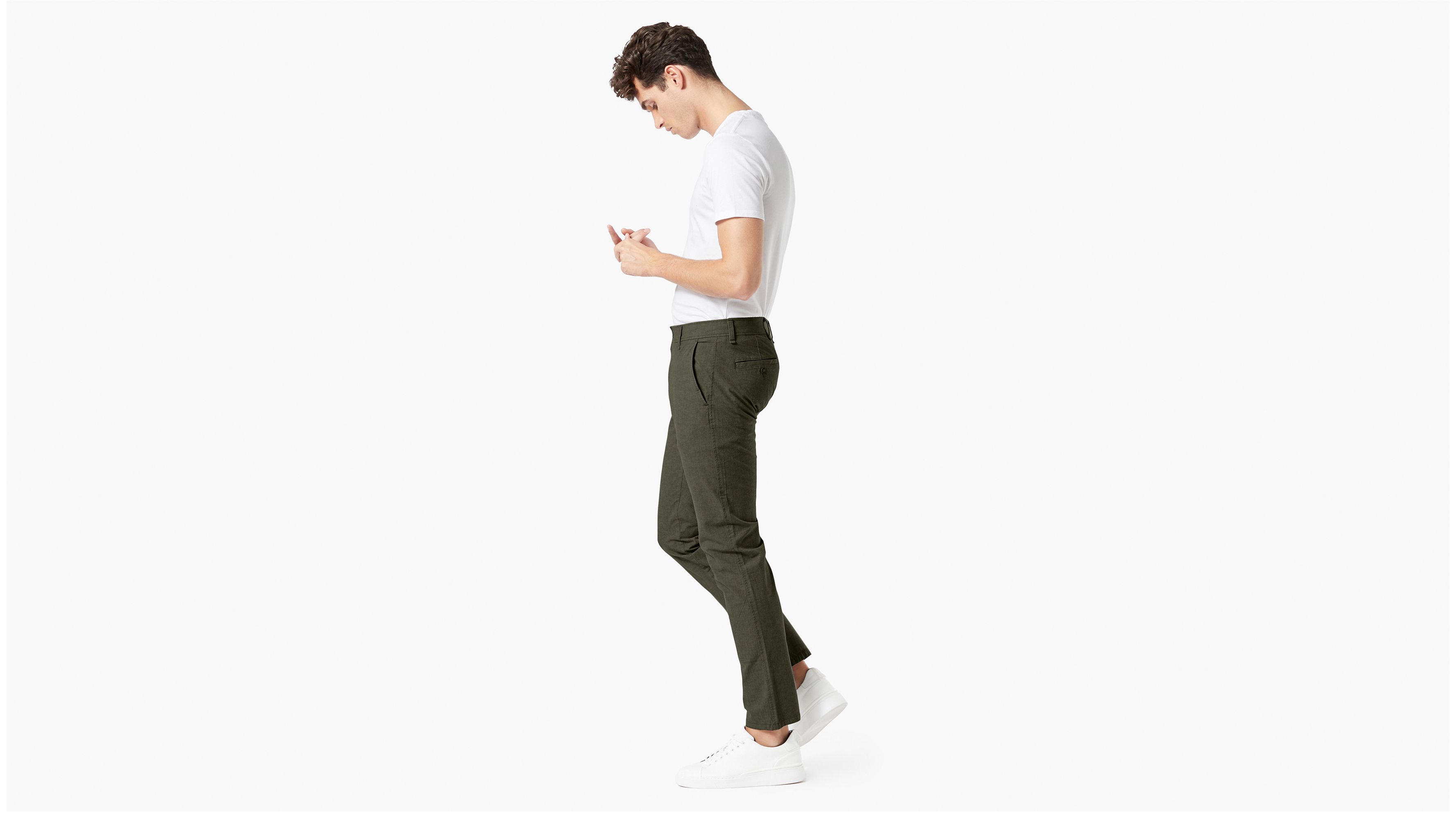 Smart 360 Flex Koyu Yeşil Ultimate Skinny Fit Chino Pantolon