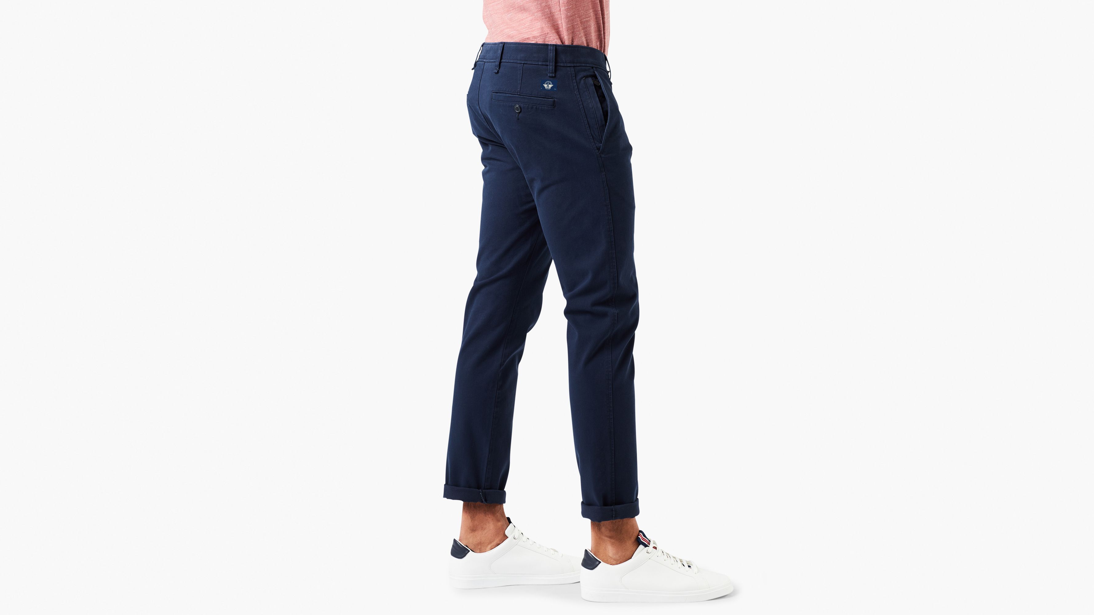 Smart 360 Flex Lacivert Ultimate Skinny Fit Chino Pantolon