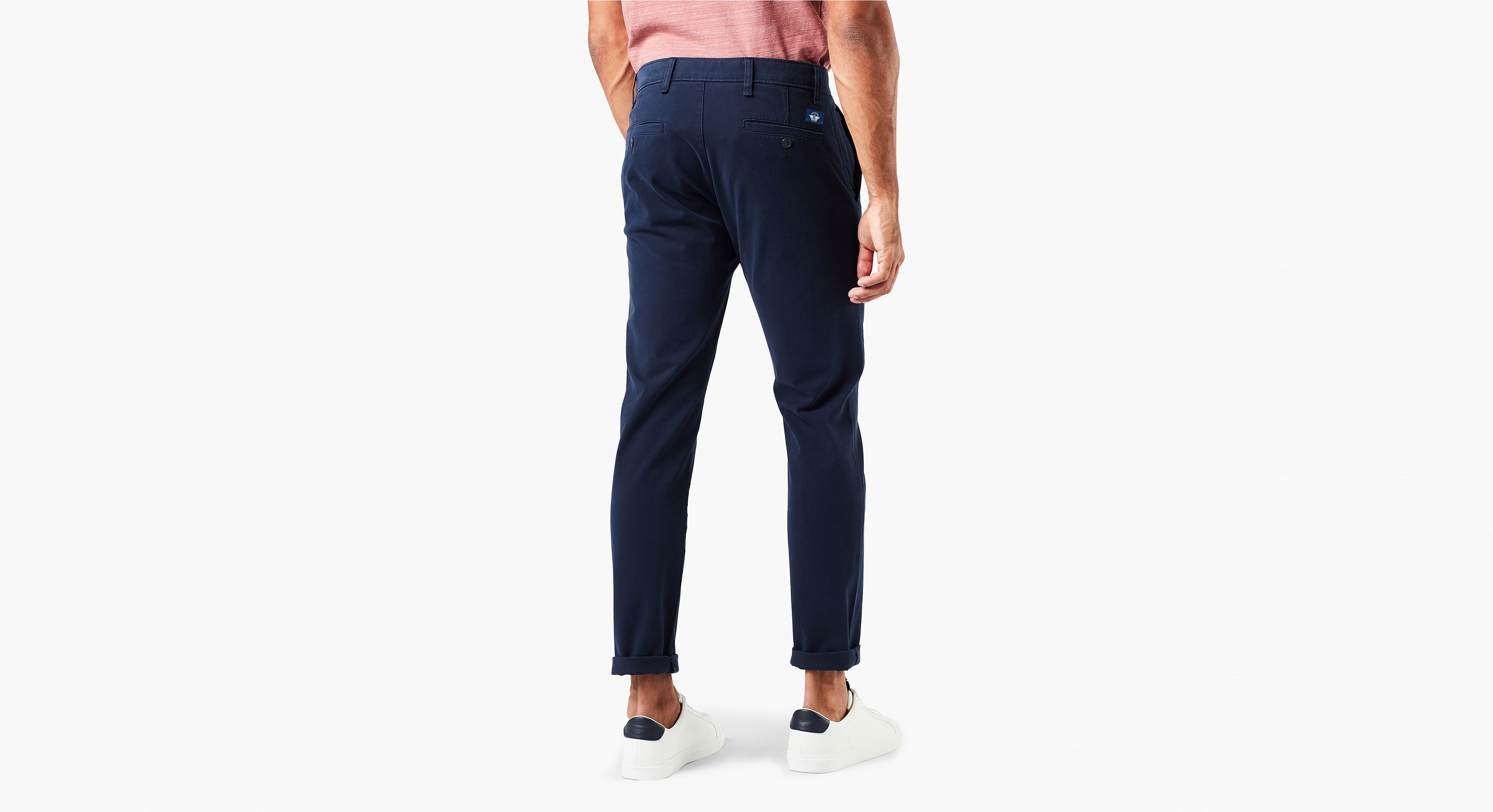 Smart 360 Flex Lacivert Ultimate Skinny Fit Chino Pantolon