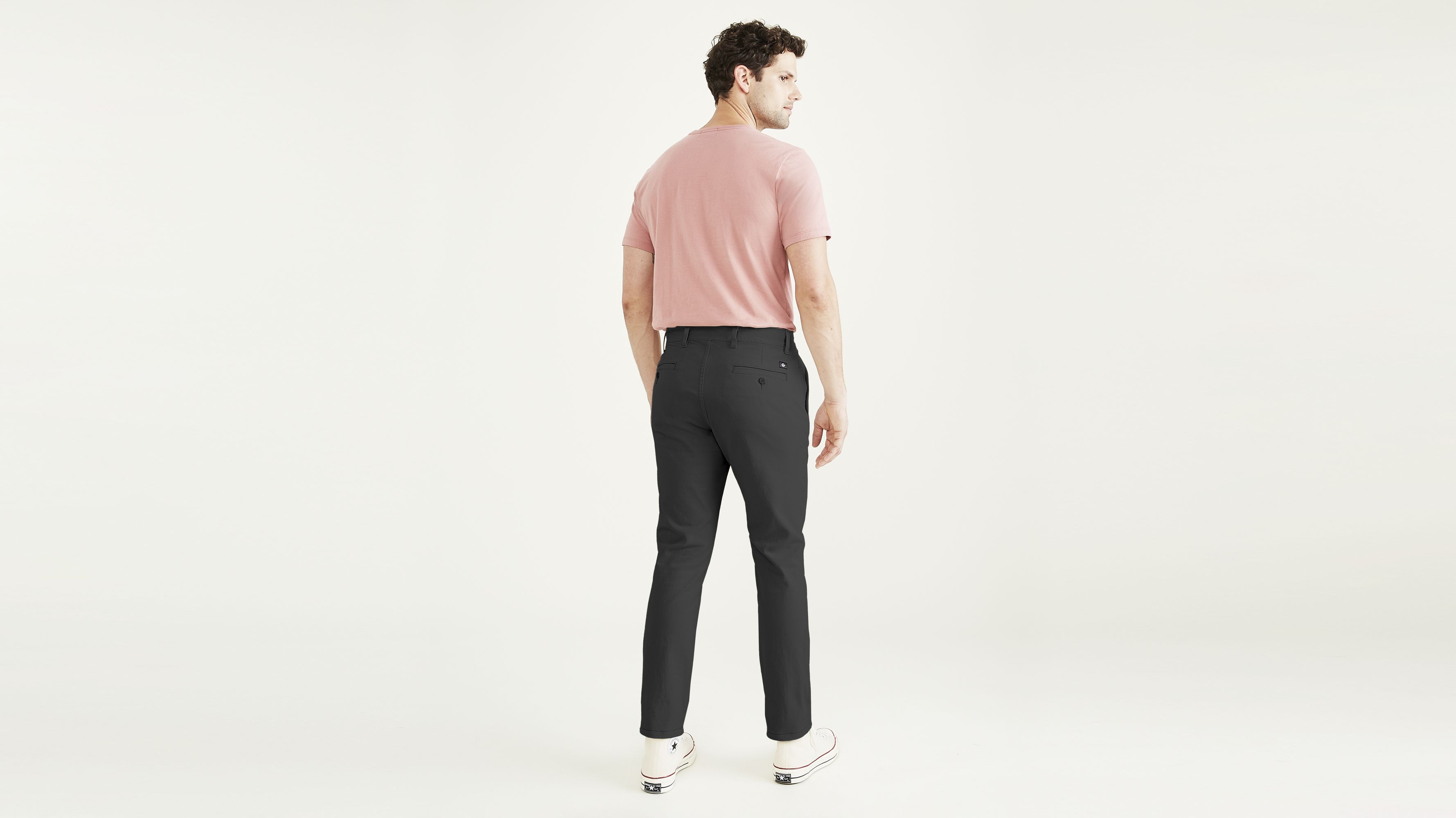 Smart 360 Flex Koyu Gri Ultimate Skinny Fit Chino Pantolon