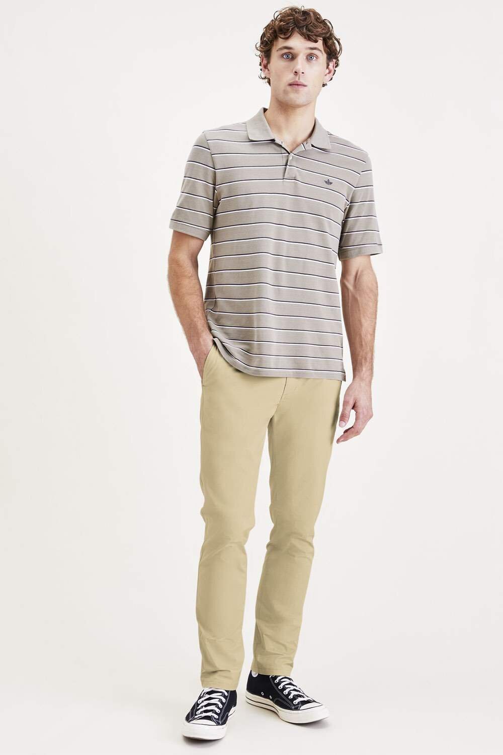 Smart 360 Flex Bej Ultimate Skinny Fit Chino Pantolon