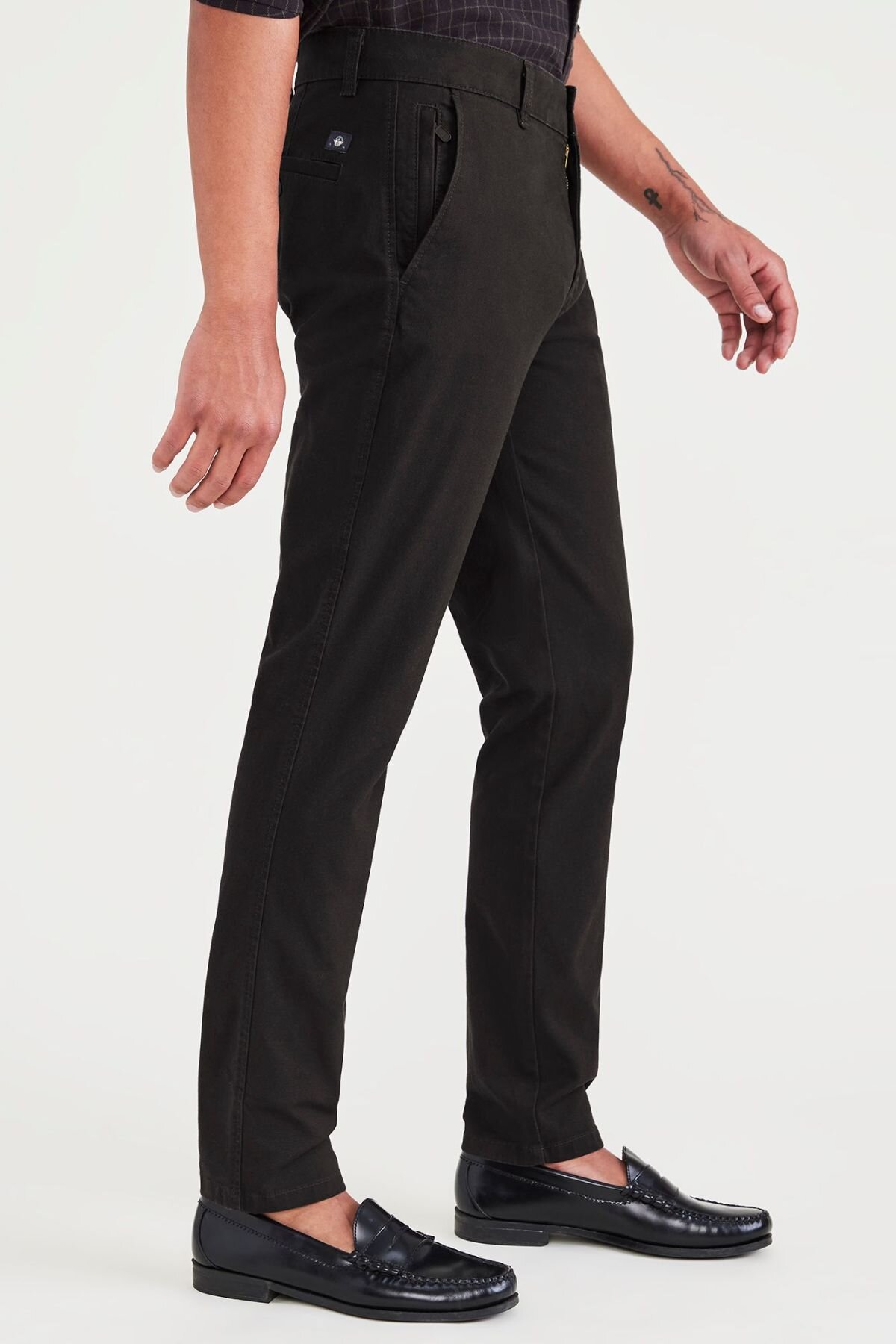 Smart 360 Flex Kahverengi Ultimate Skinny Fit Chino Pantolon