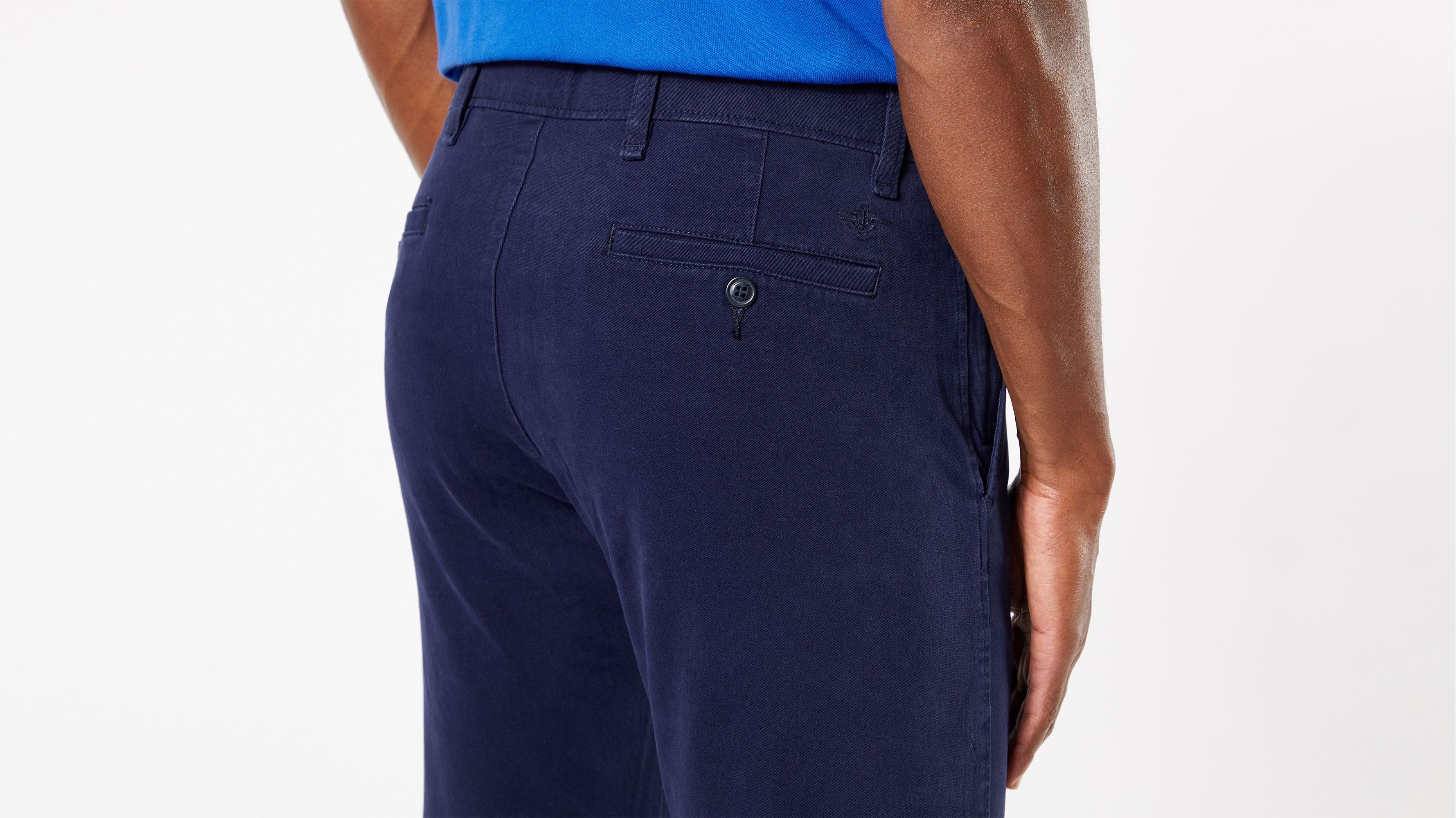 Smart 360 Flex Lacivert Ultimate Slim Fit Chino Pantolon