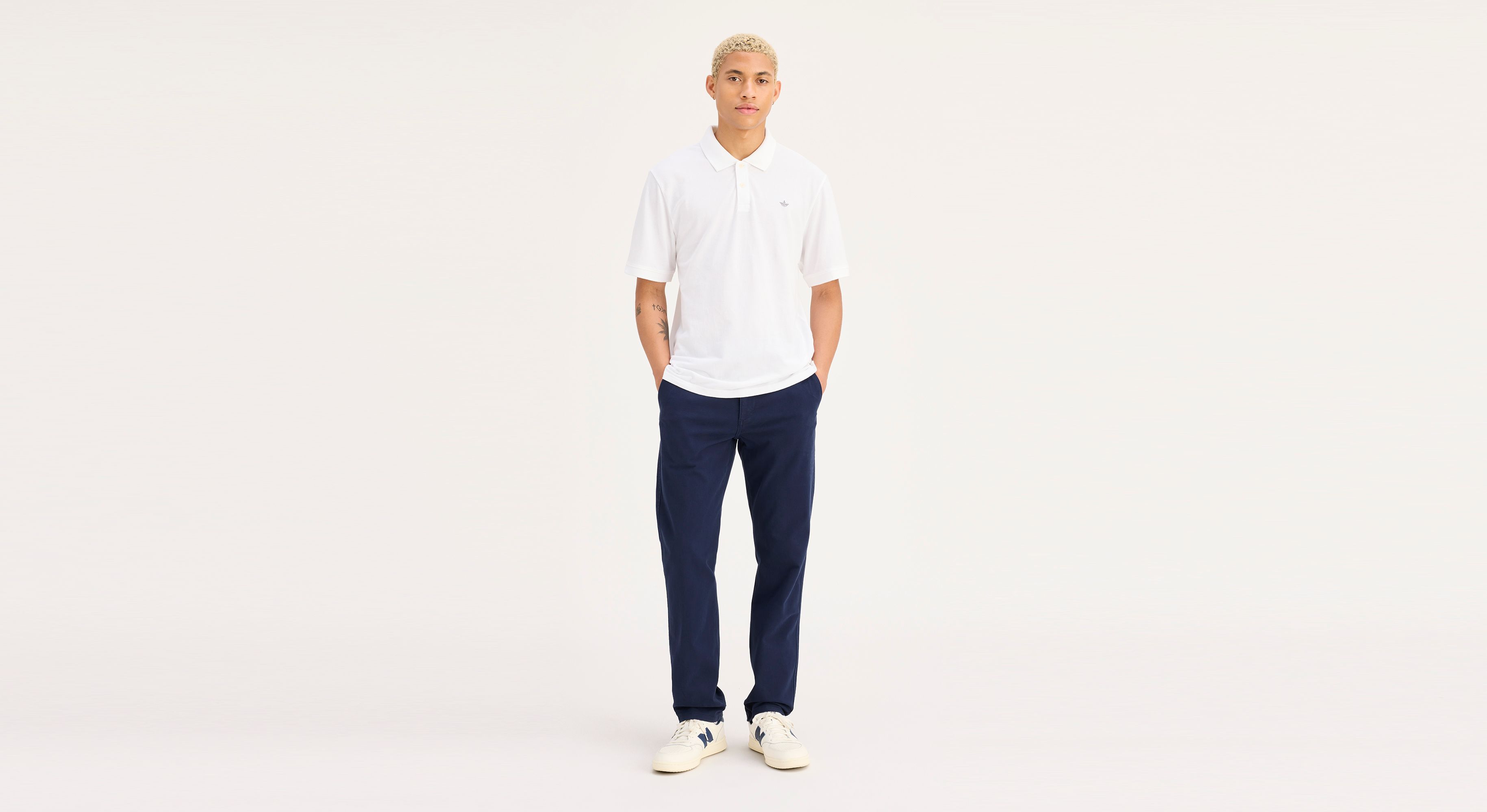 Smart 360 Flex Lacivert Ultimate Slim Fit Chino Pantolon