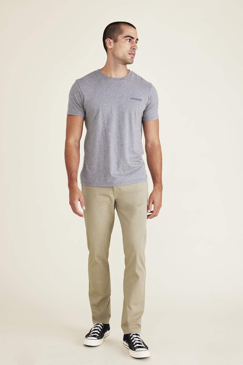 Smart 360 Flex Bej Ultimate Slim Fit Chino Pantolon