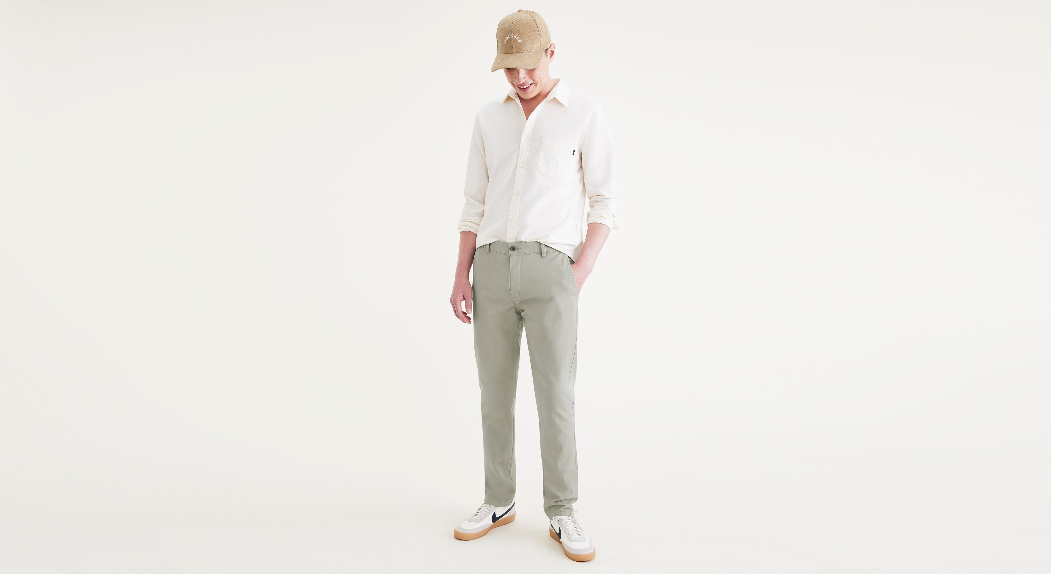 Smart 360 Flex Yeşil Ultimate Slim Fit Chino Pantolon