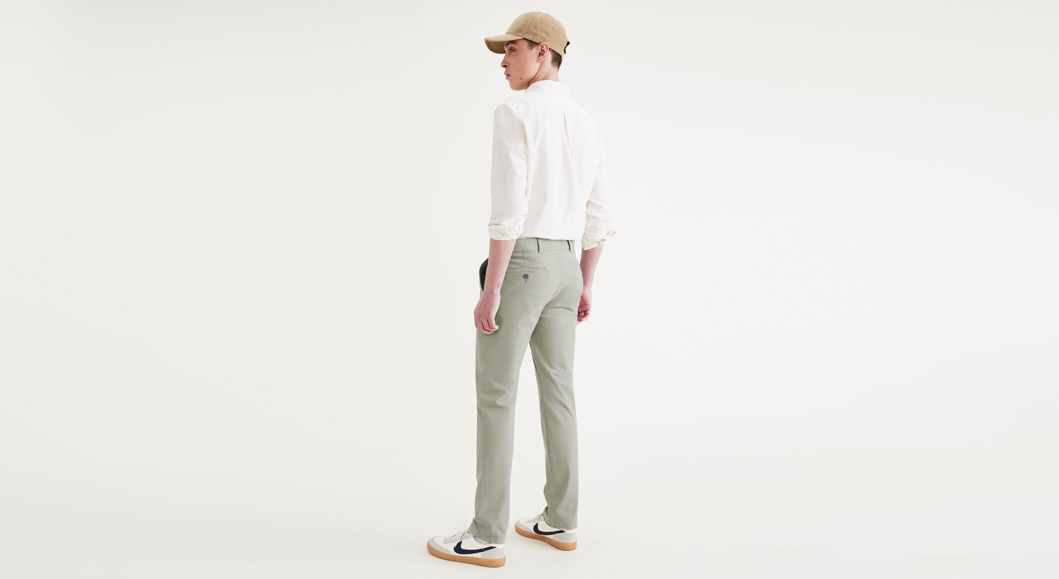 Smart 360 Flex Yeşil Ultimate Slim Fit Chino Pantolon