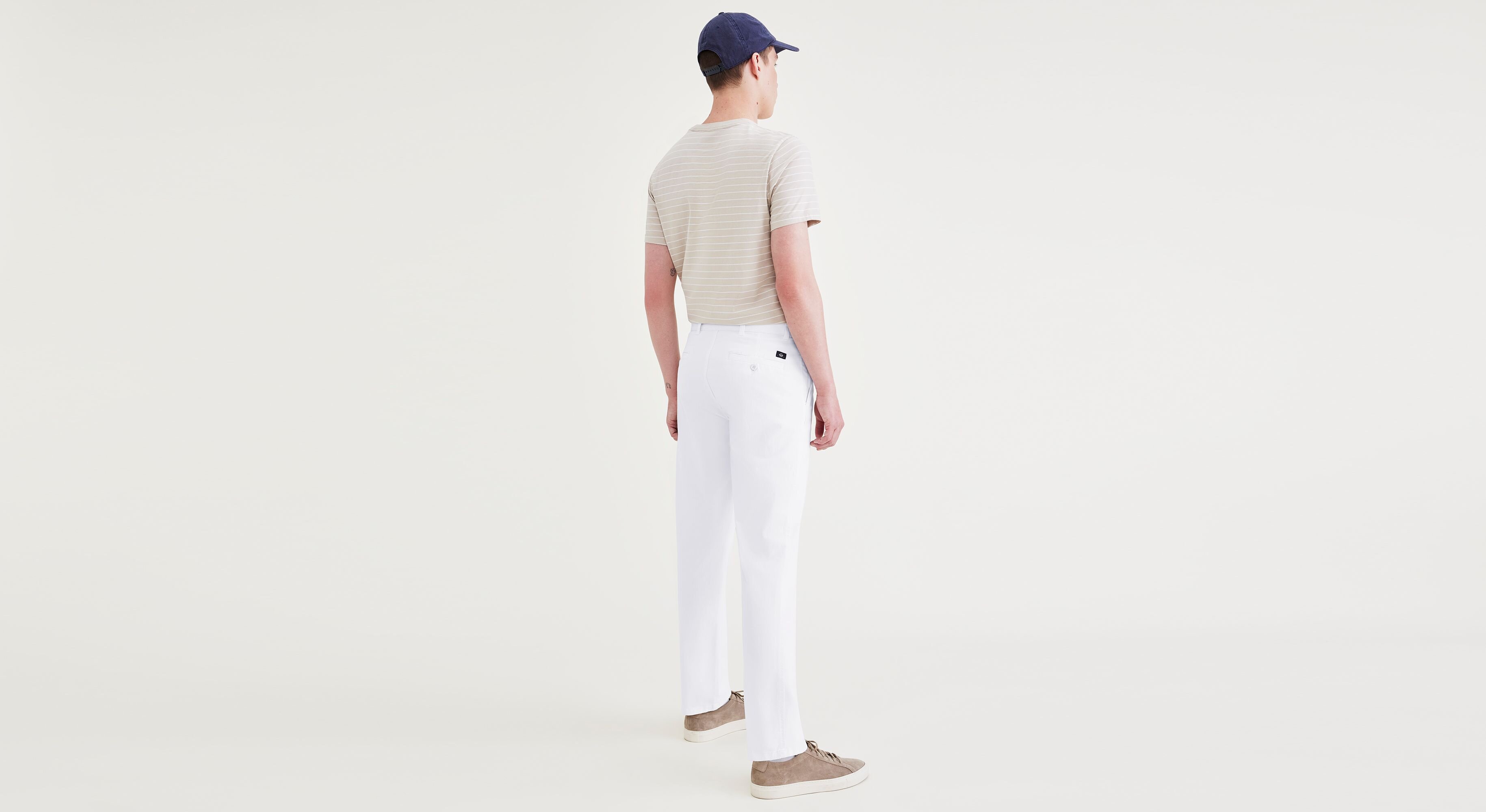 Smart 360 Flex Beyaz Ultimate Slim Fit Chino Pantolon