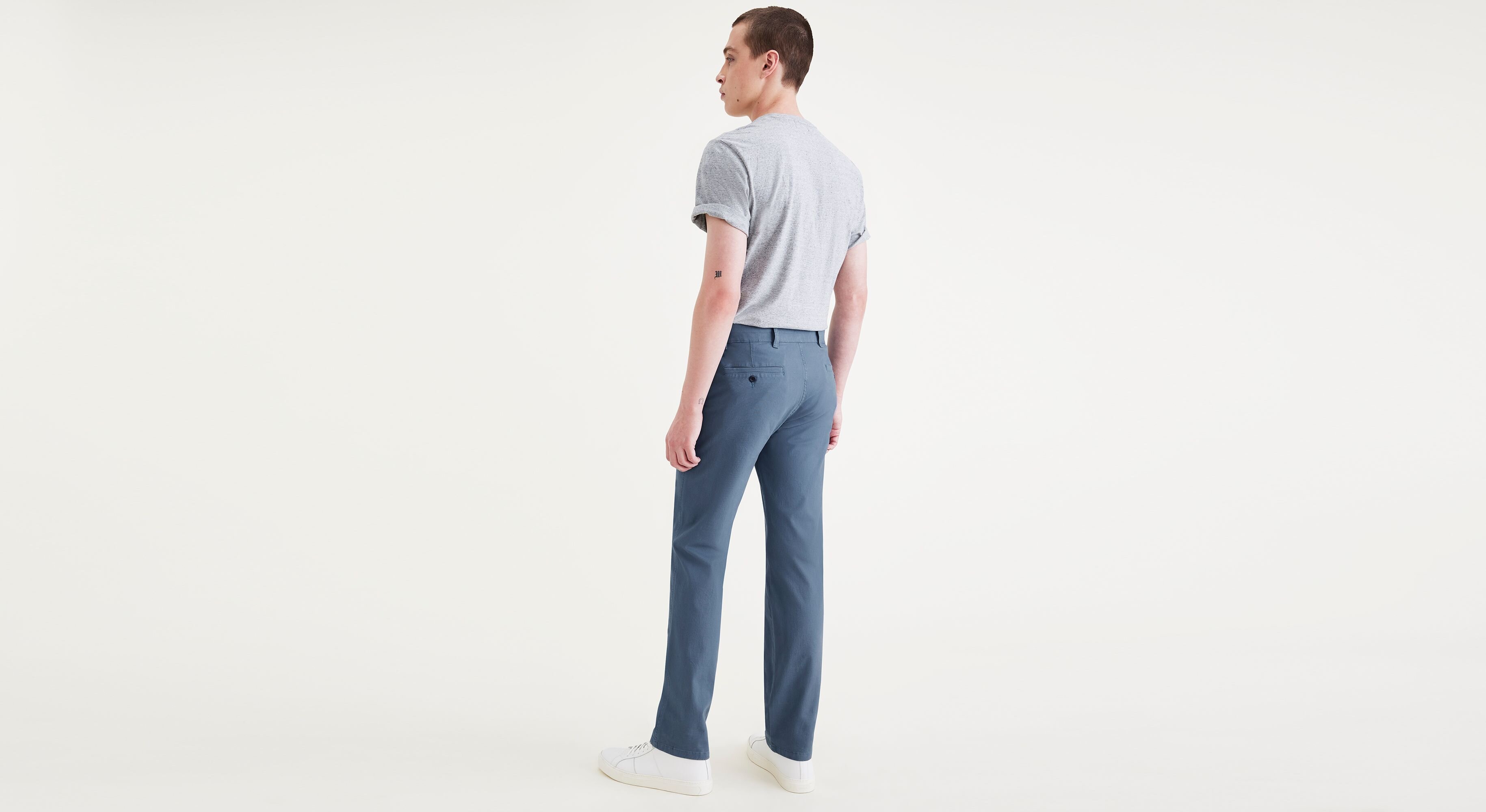 Smart 360 Flex Lacivert Ultimate Slim Fit Chino Pantolon