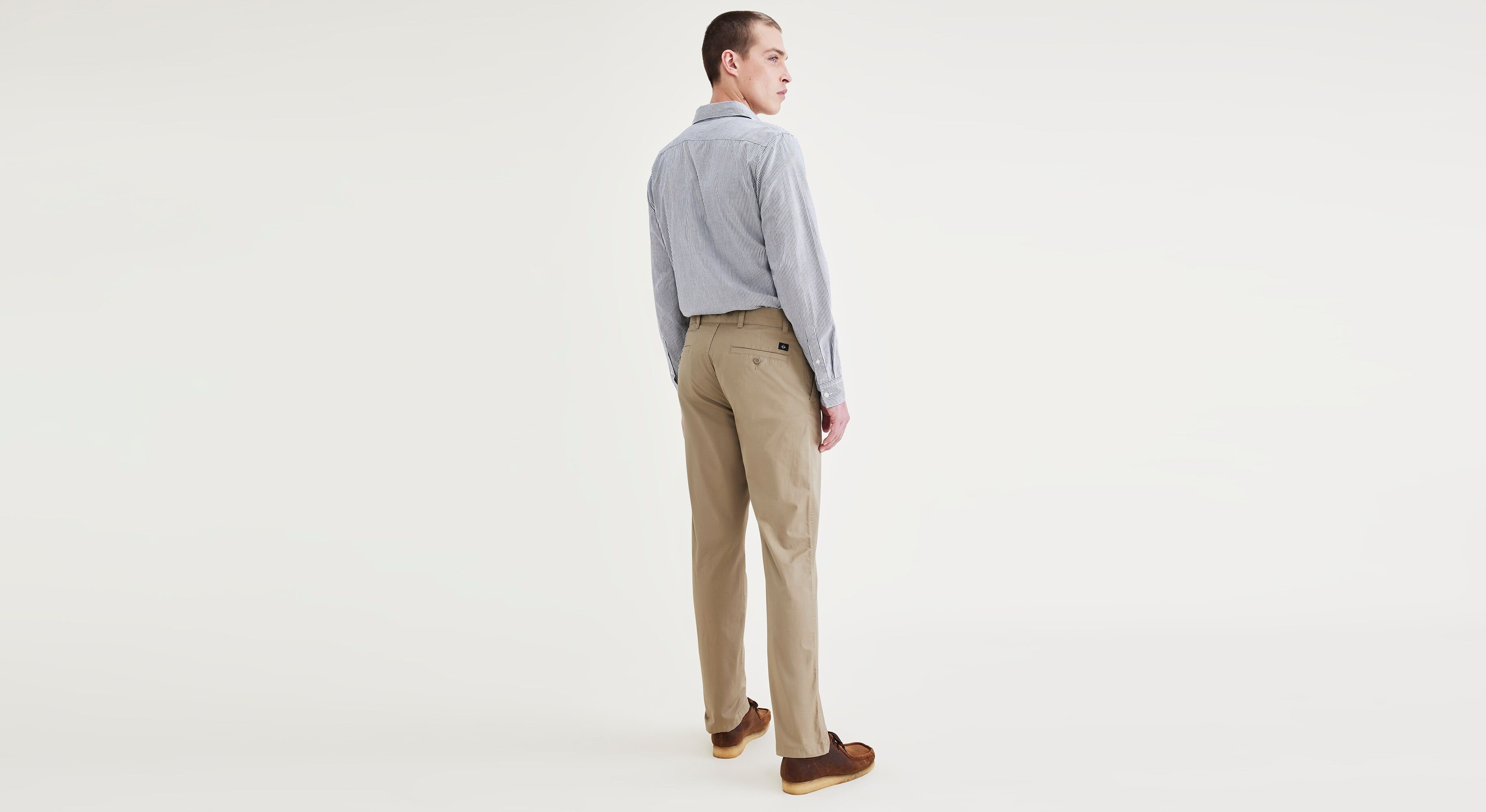 Smart 360 Flex Bej Ultimate Slim Fit Chino Pantolon, Lightweight