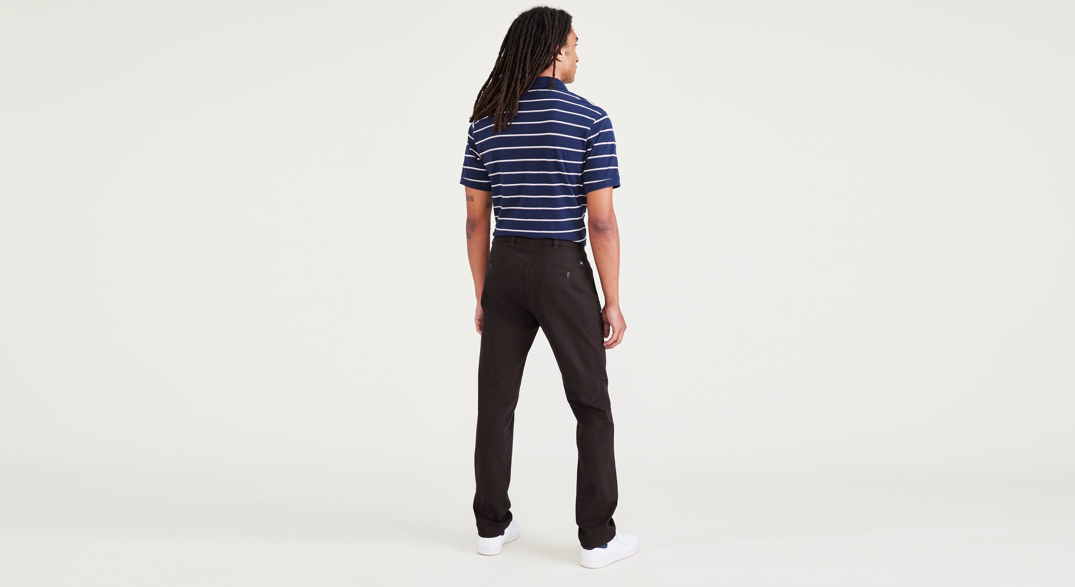 Smart 360 Flex Siyah Ultimate Slim Fit Chino Pantolon