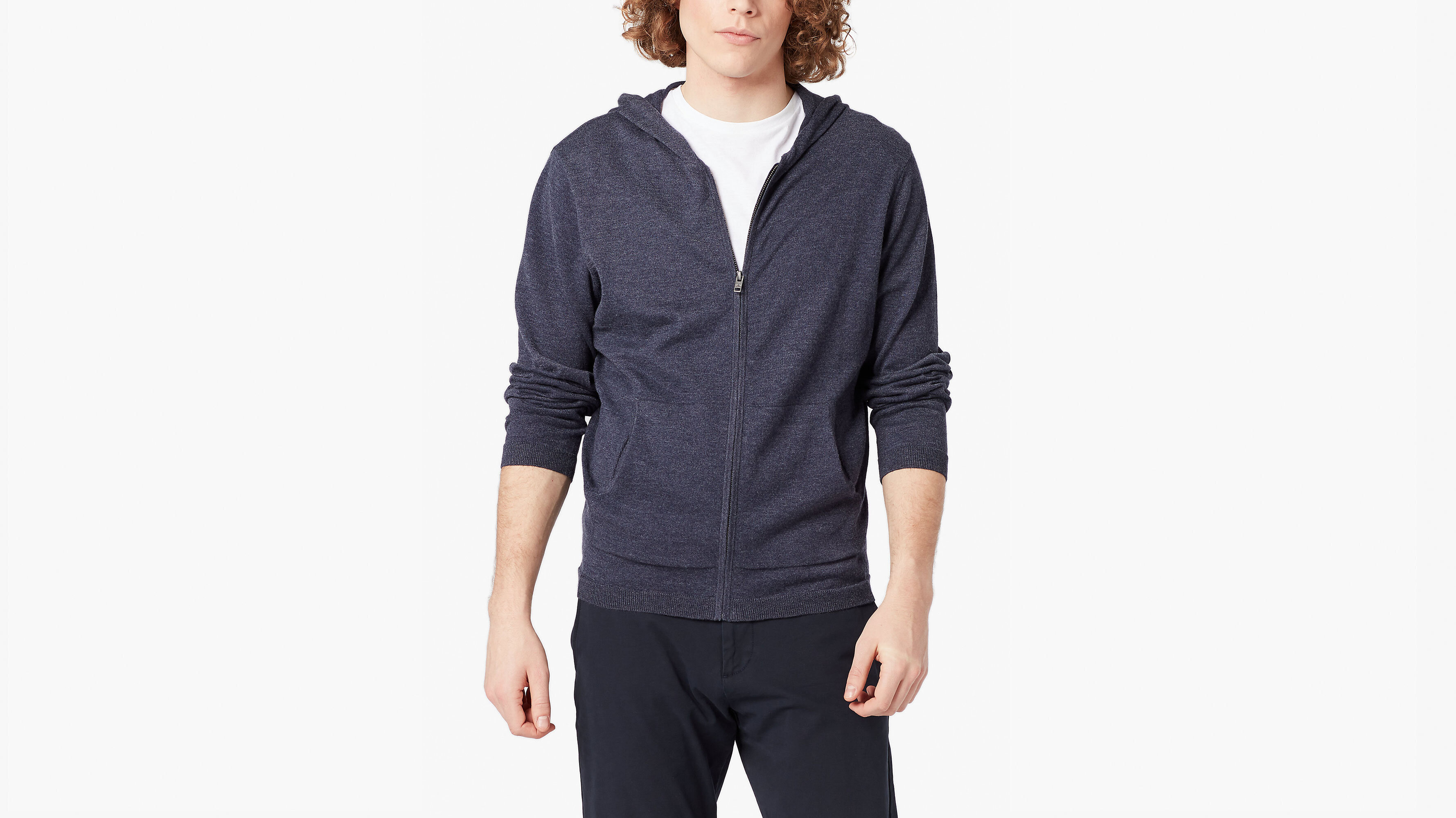 Fermuarlı Kapüşonlu Hırka