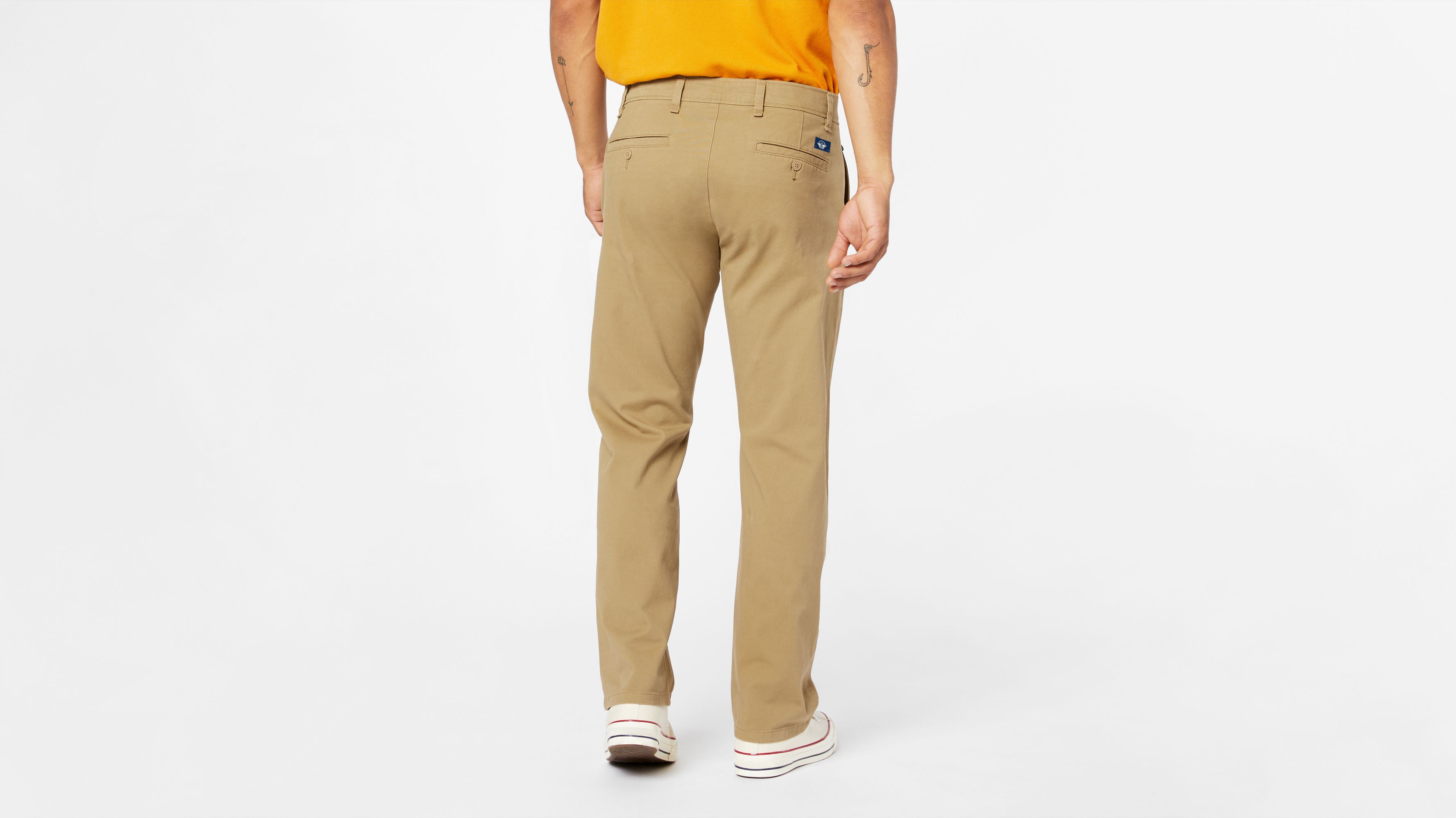 Smart 360 Flex Bej Ultimate Straight Fit Chino Pantolon