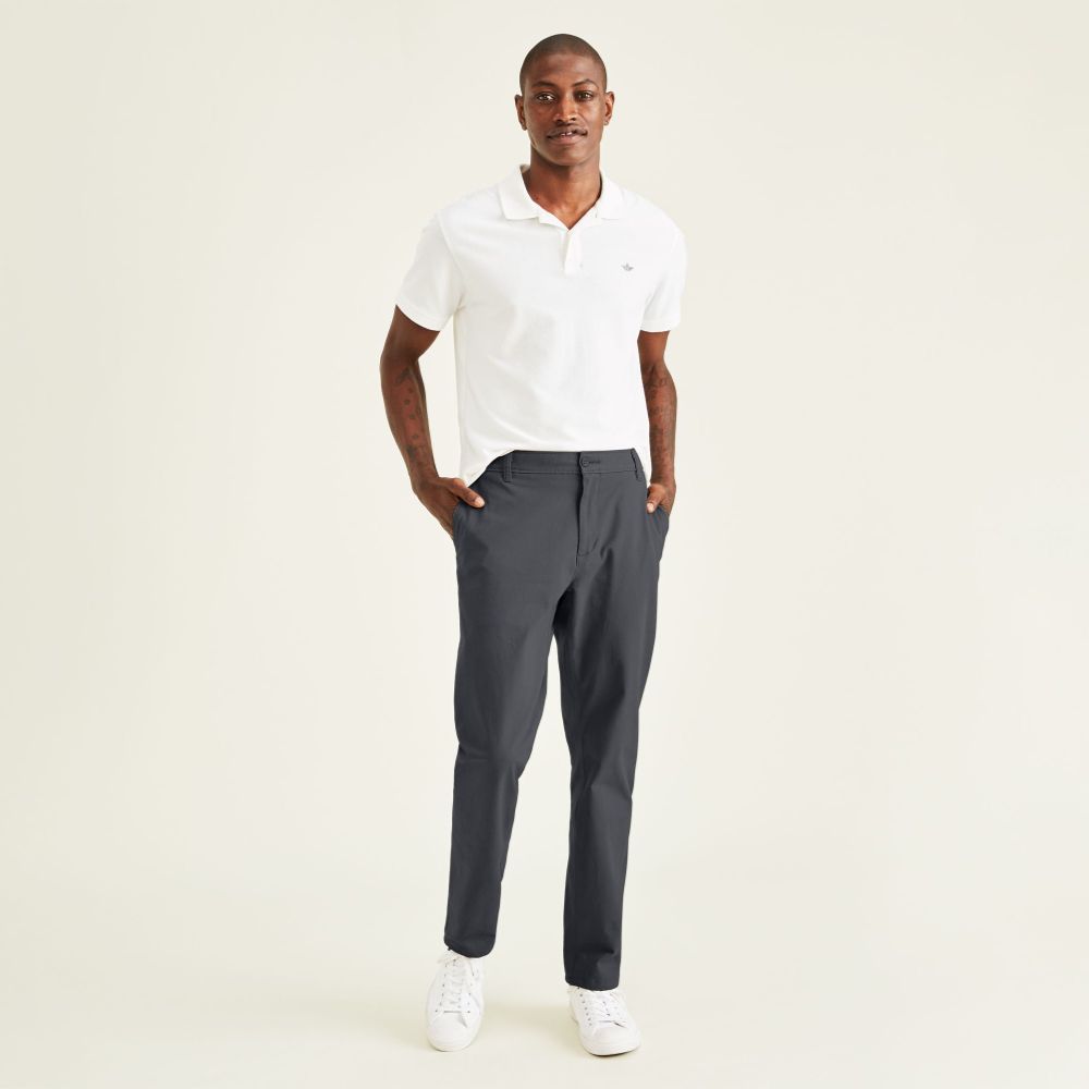 Smart 360 Flex Koyu Gri Ultimate Straight Fit Chino Pantolon