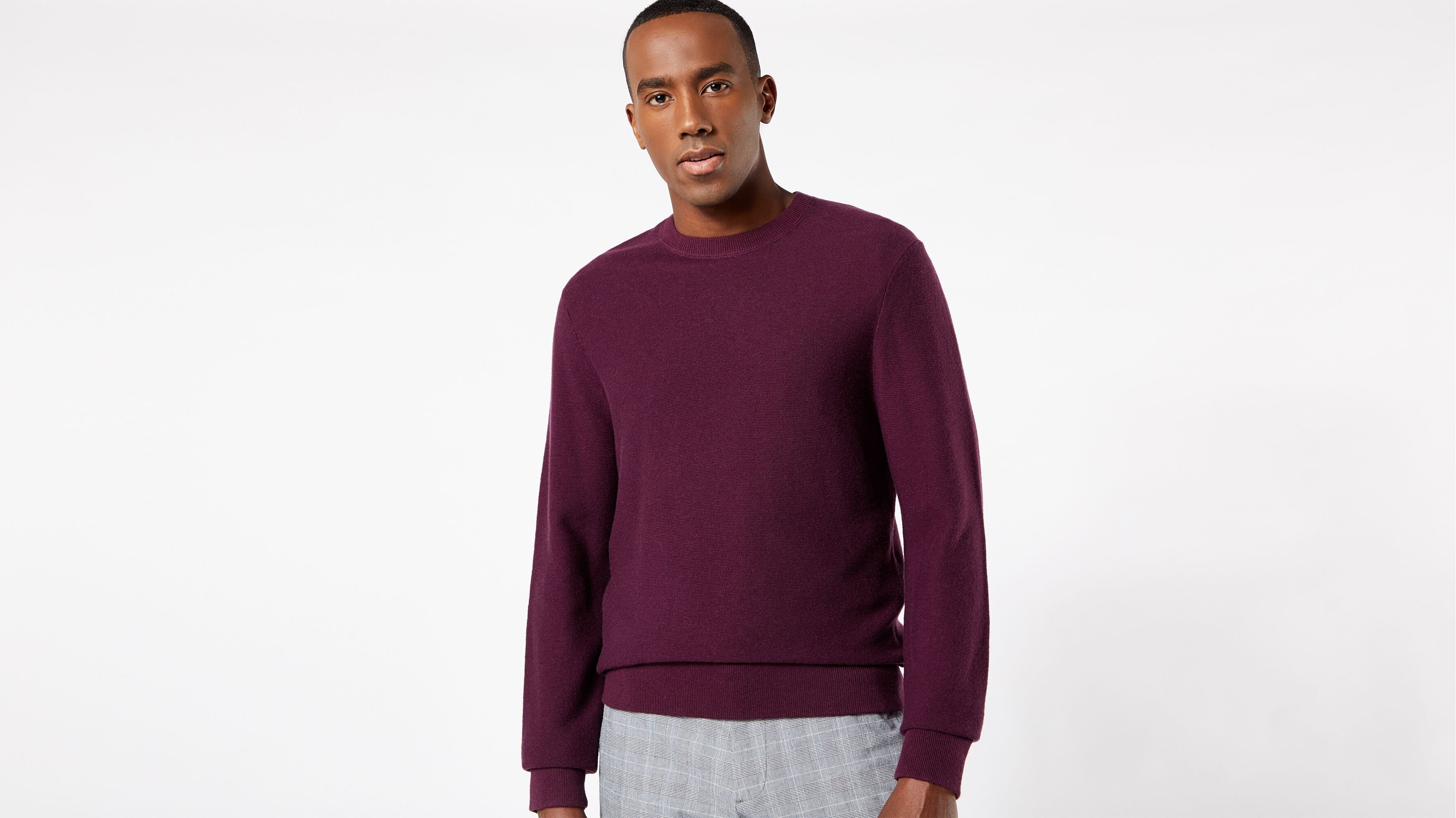 Merino Bisiklet Yaka Kazak