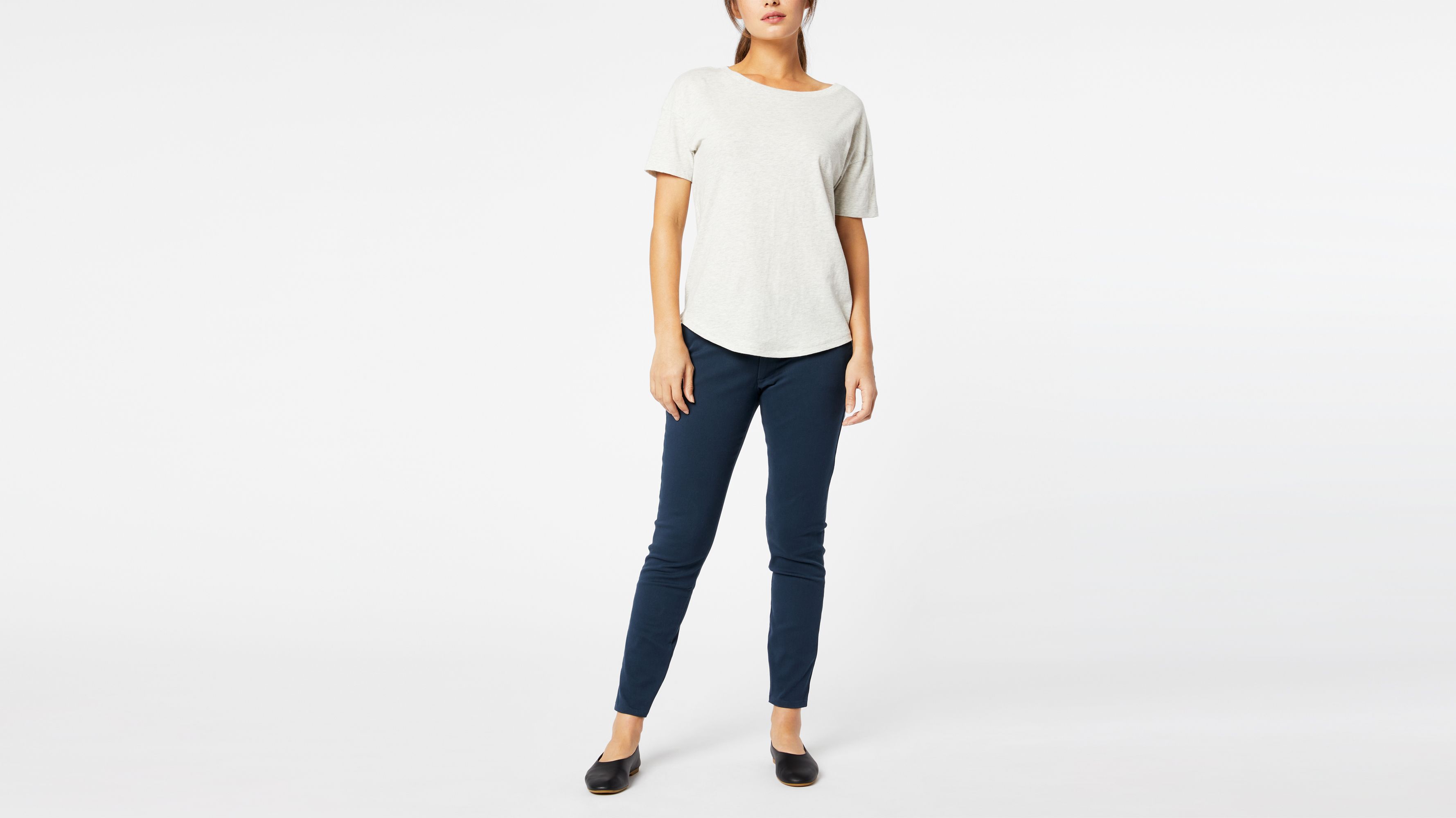 Weekend Chino Lacivert Skinny Fit Pantolon