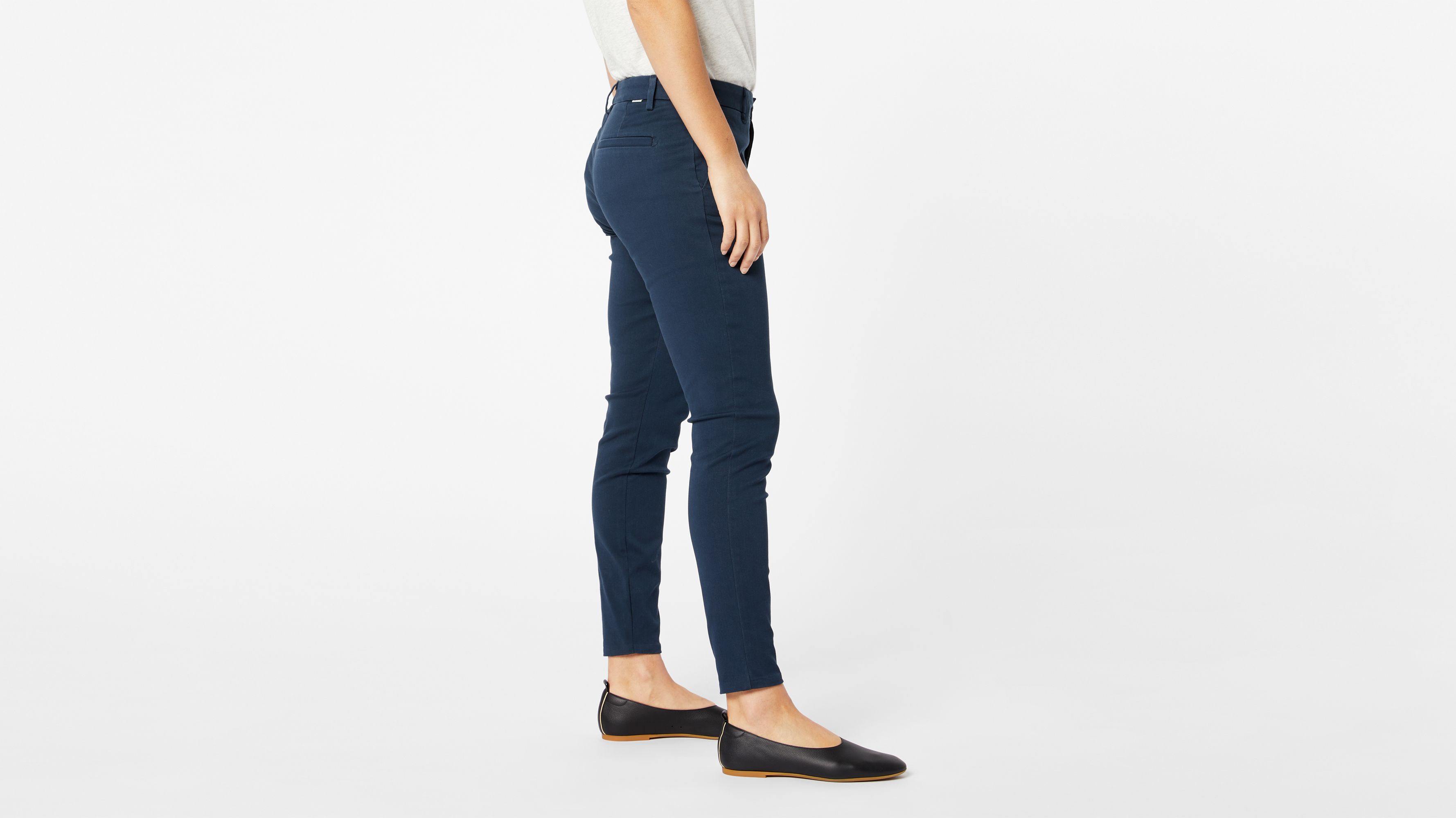 Weekend Chino Lacivert Skinny Fit Pantolon