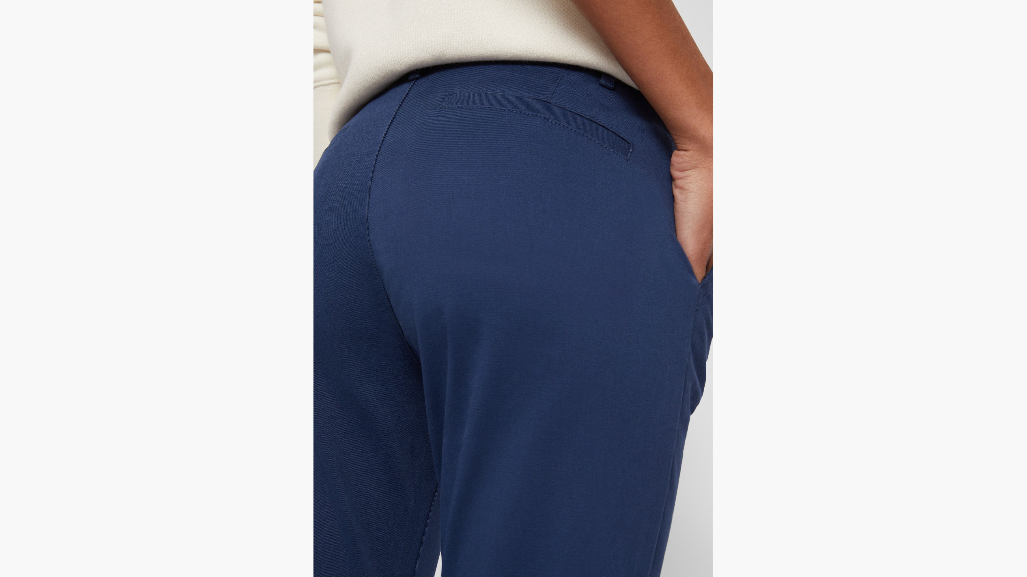 Weekend Chino Lacivert Skinny Fit Pantolon